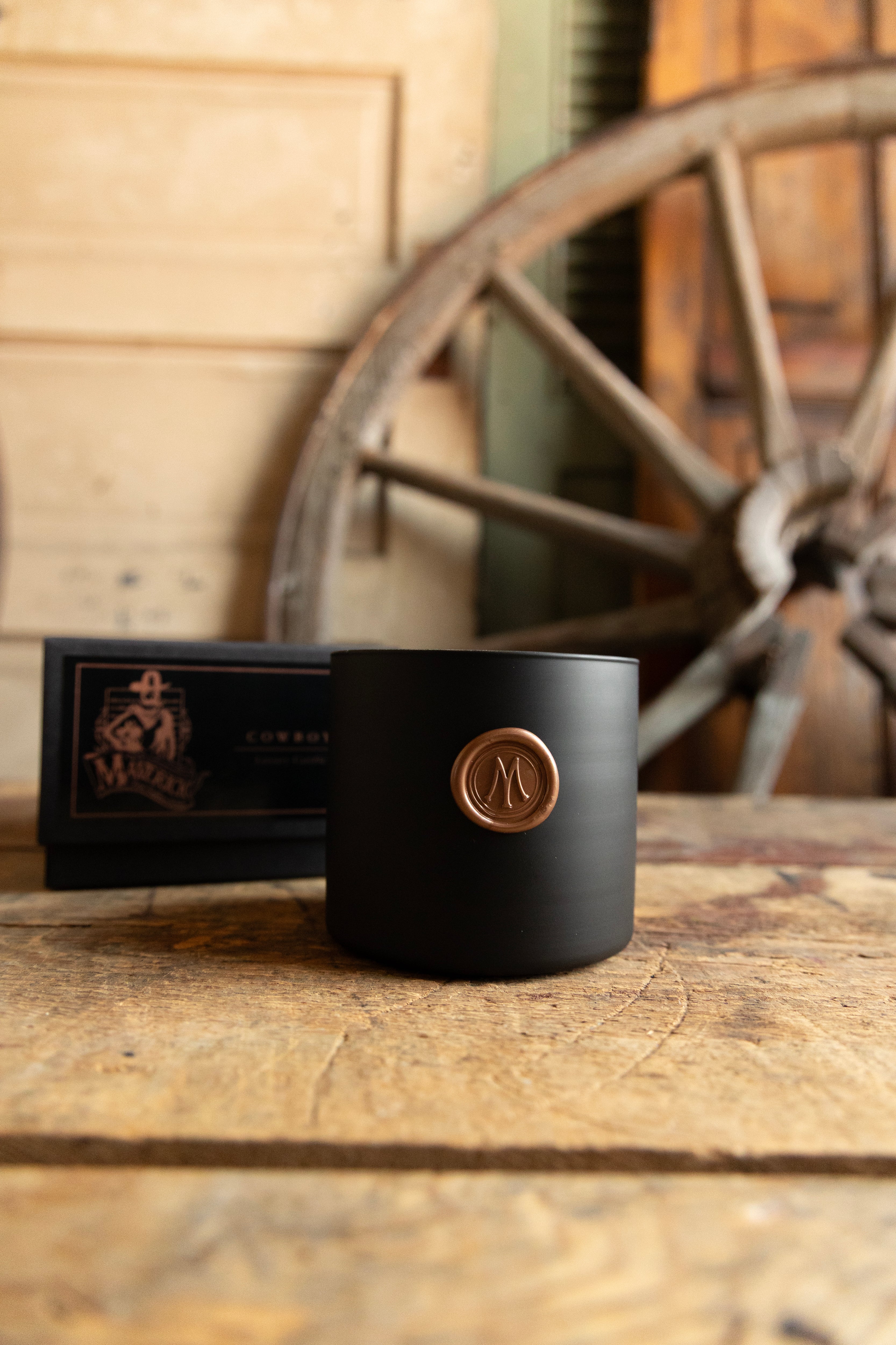 Maverick Exclusive Cowboy 18OZ Candle - Image 4