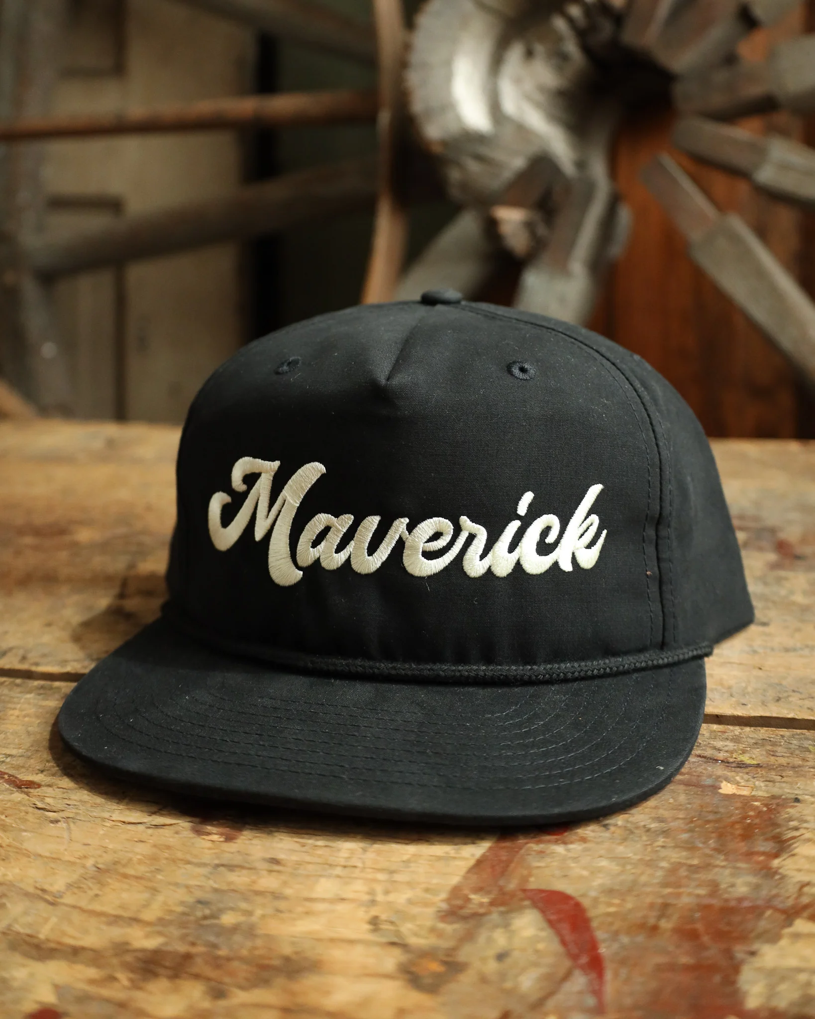 Maverick Exclusive Embroidered Black Cap - Image 3