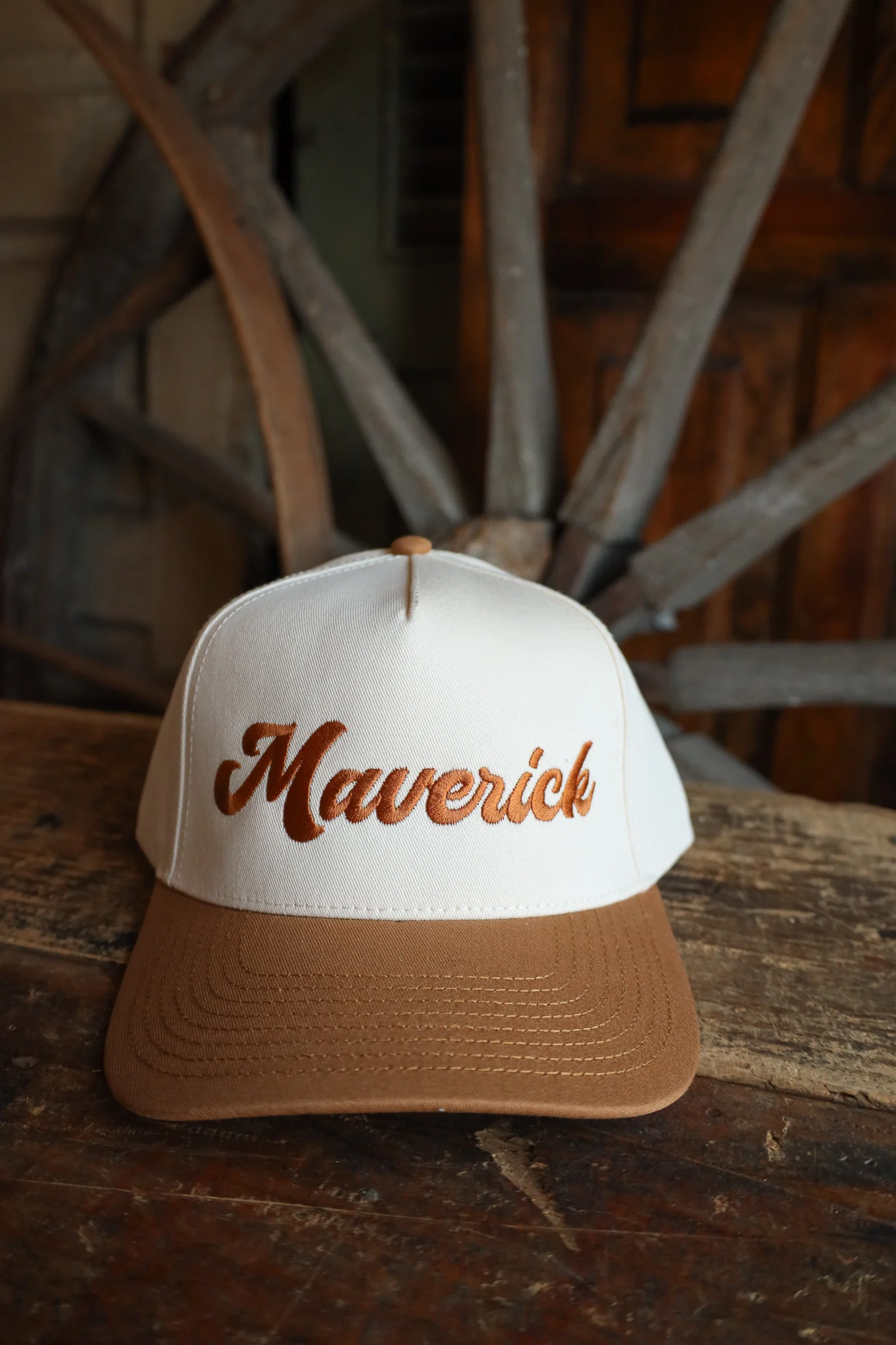 Maverick Exclusive Cream and Caramel Cap - Image 4