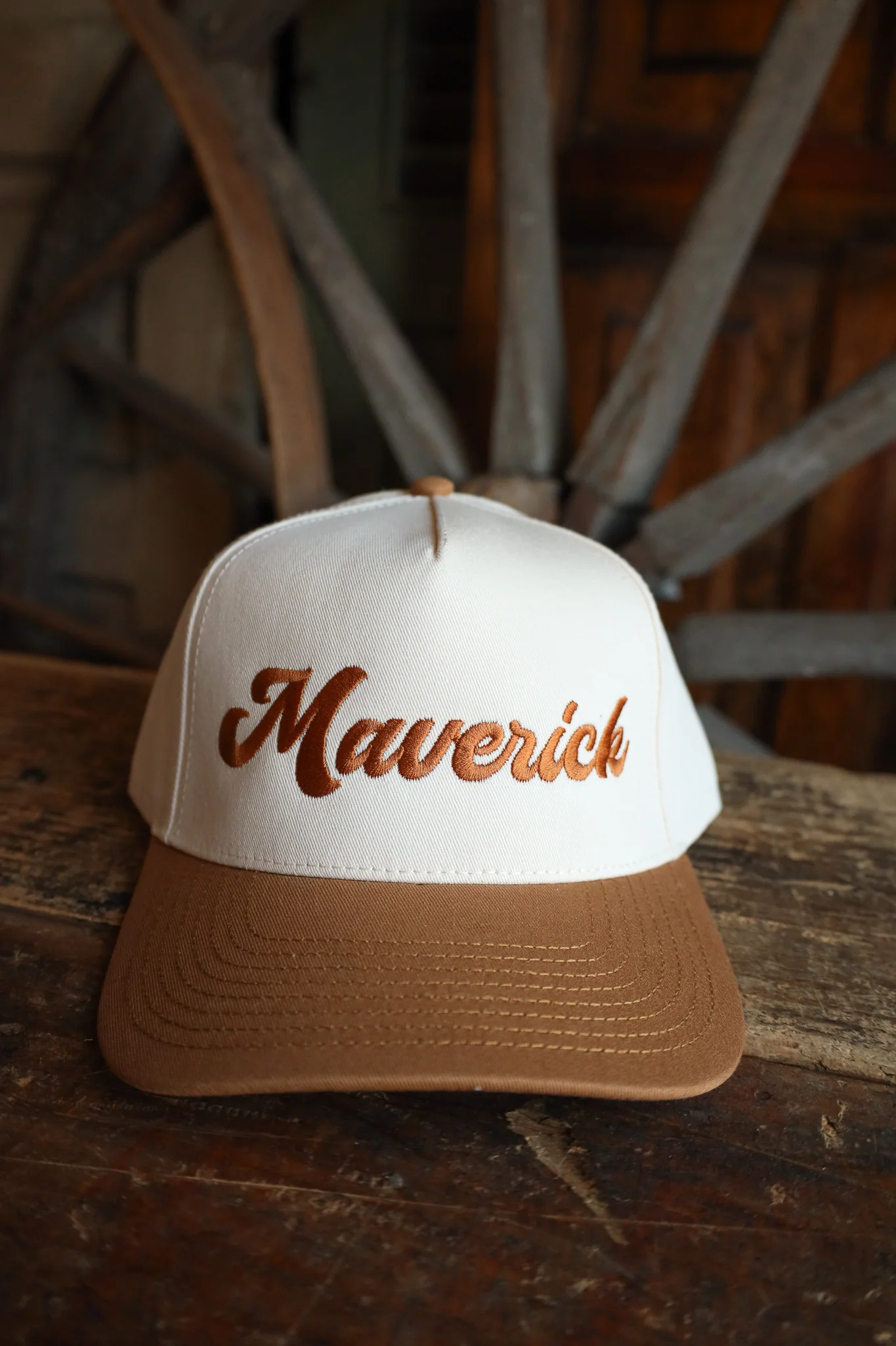 Maverick Exclusive Cream and Caramel Cap - Image 5