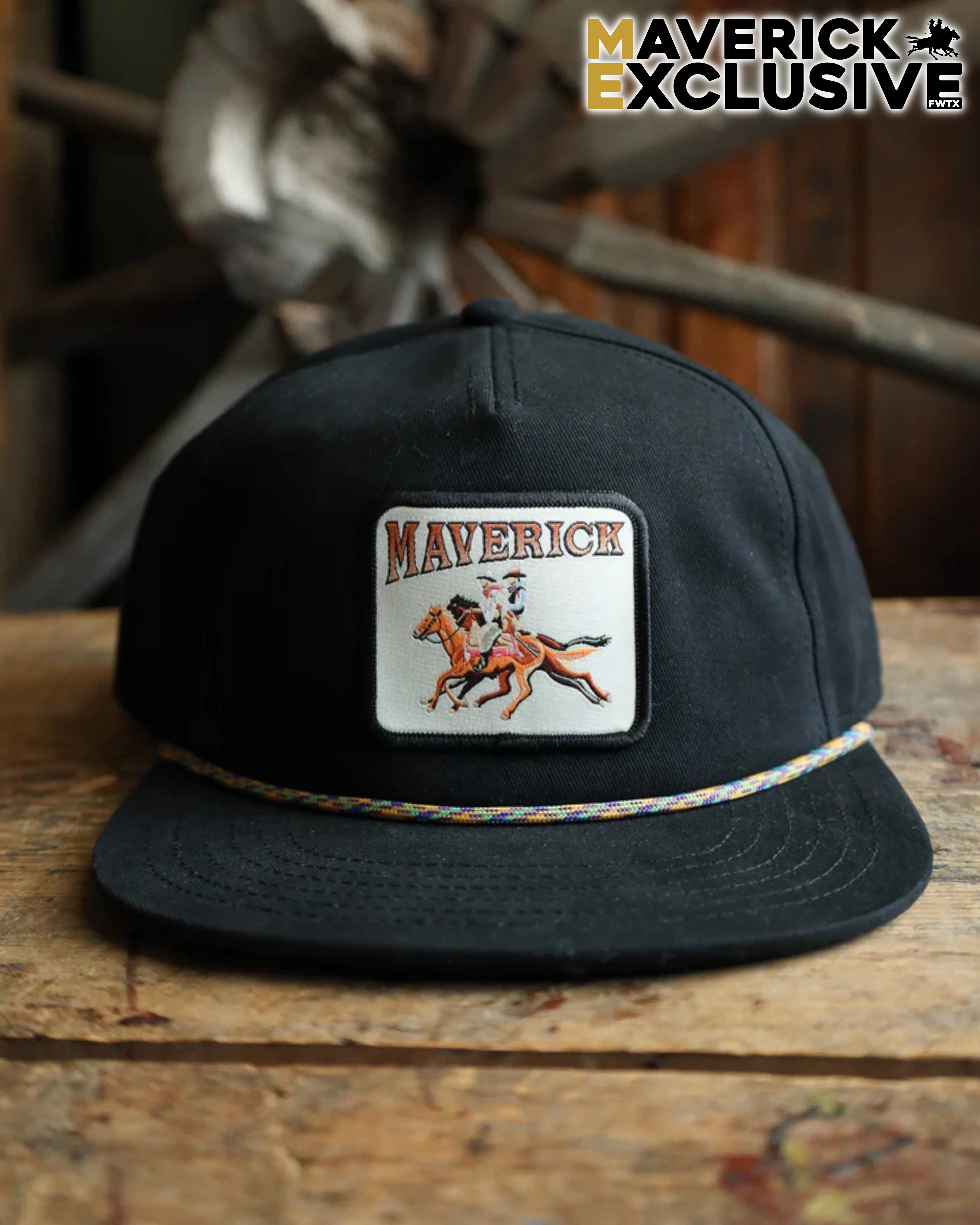 Maverick Exclusive Maverick Riders Cap- Black