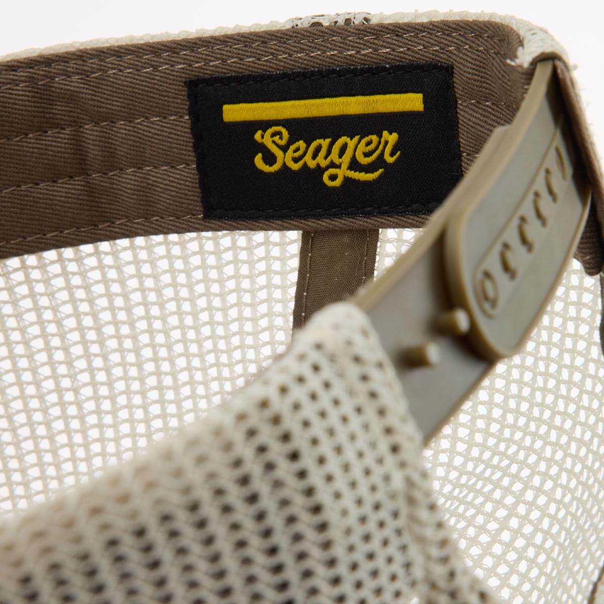 Seager Herd Trucker Snapback Cream/Woodland - Image 5