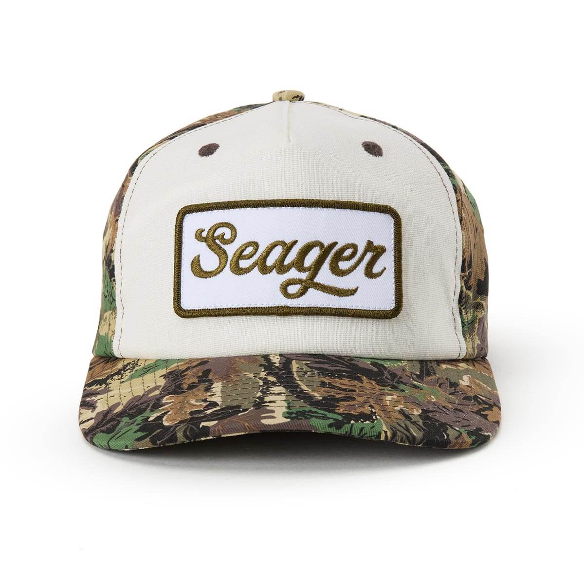 Seager Uncle Bill Hemp Snapback Camo/Cream - Image 2