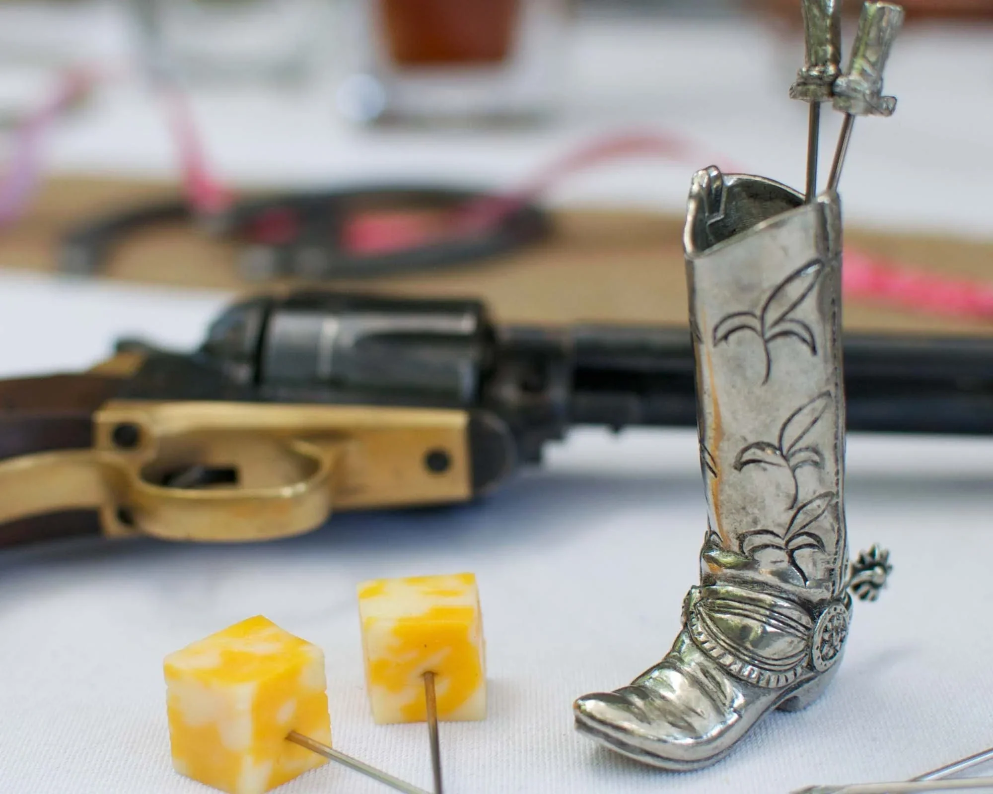 Vagabond House Western Boot Cheese Pick Set - Image 5