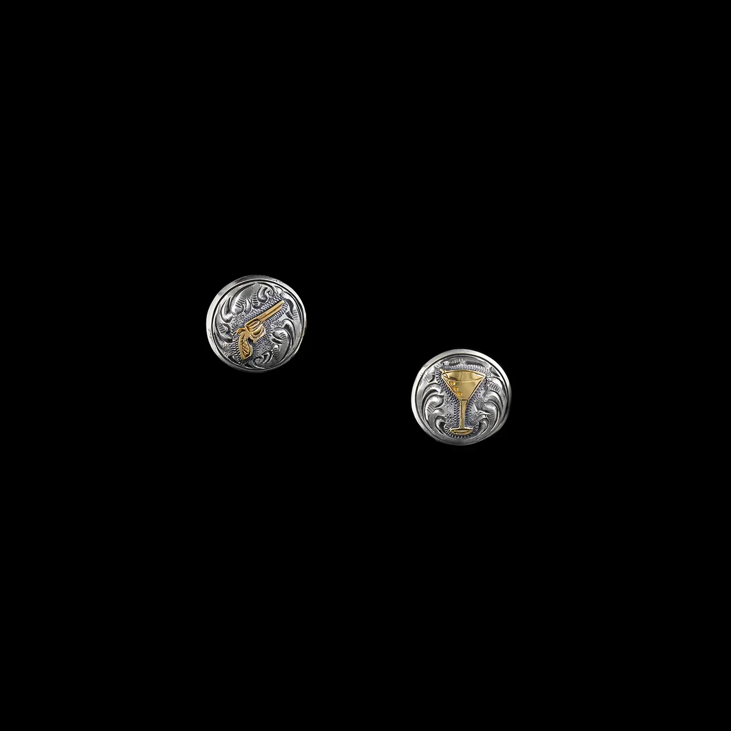 Vogt Johnny Bones Sterling Silver Cufflinks
