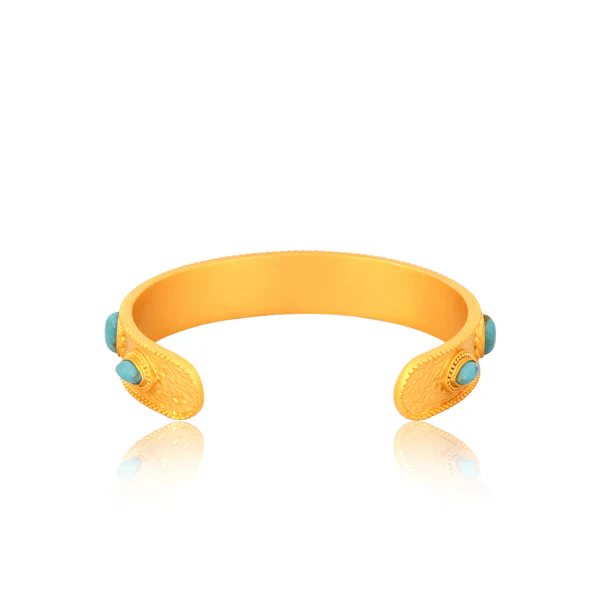 CHRISTINA GREENE Aphrodite Cuff - Turquoise - Image 4