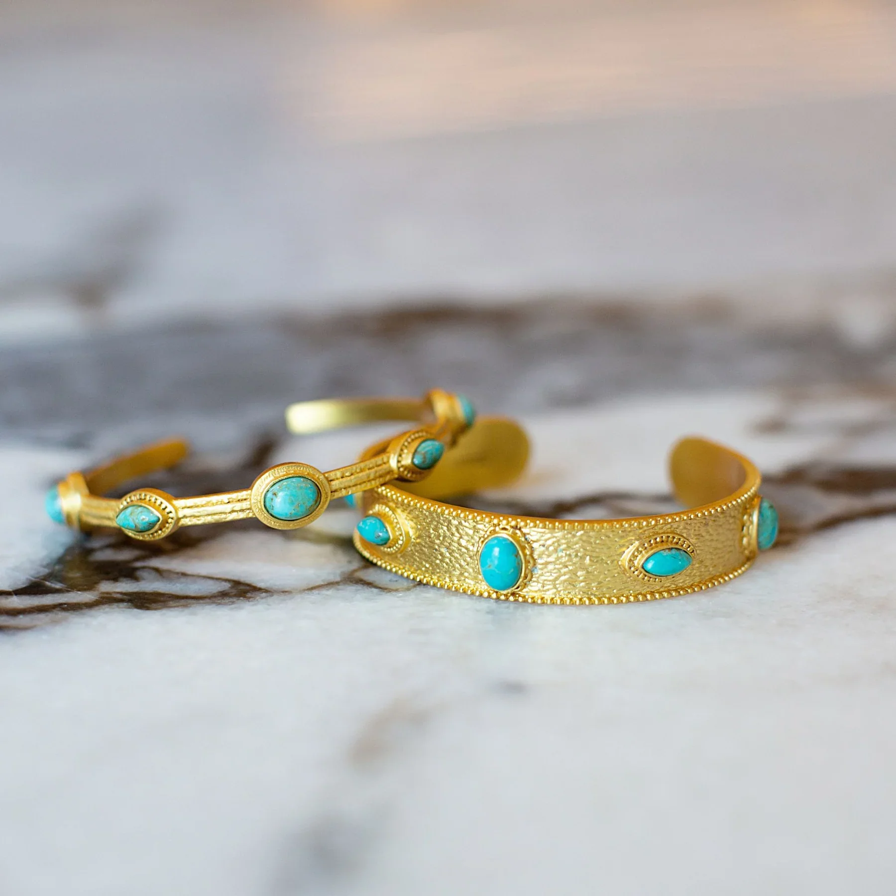 CHRISTINA GREENE Aphrodite Cuff - Turquoise - Image 5