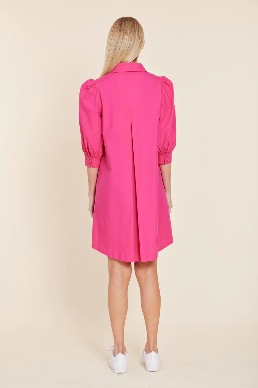 Dolce Cabo Button Pocket Inverted Pleat Dress - Image 4