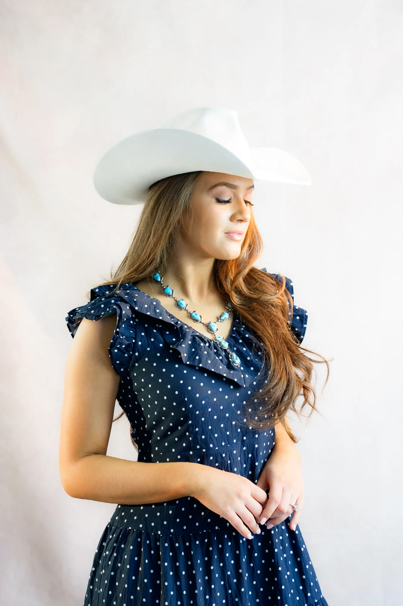 THML Flutter Sleeve Polka Dot Dress - Image 13