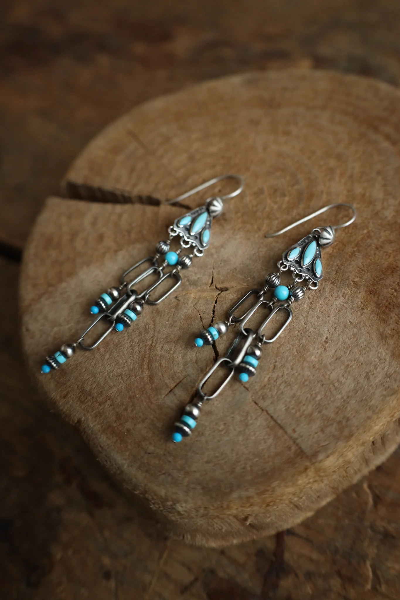 Peyote Bird Revival Dangle Earring - Image 5