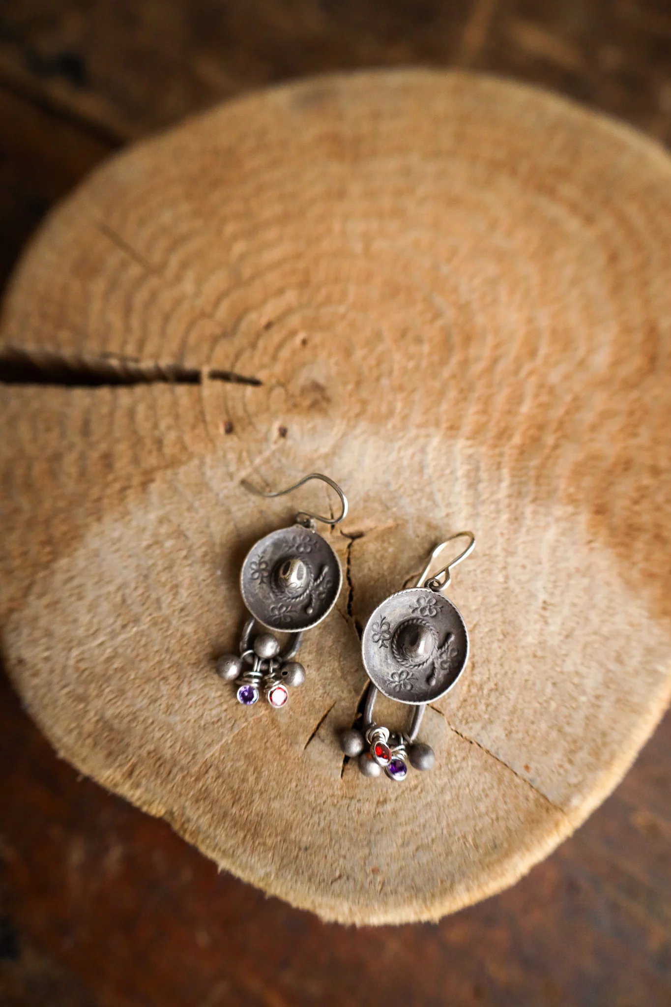 Margaret Sullivan Sombrero Crystal Dangles Earring - Image 3