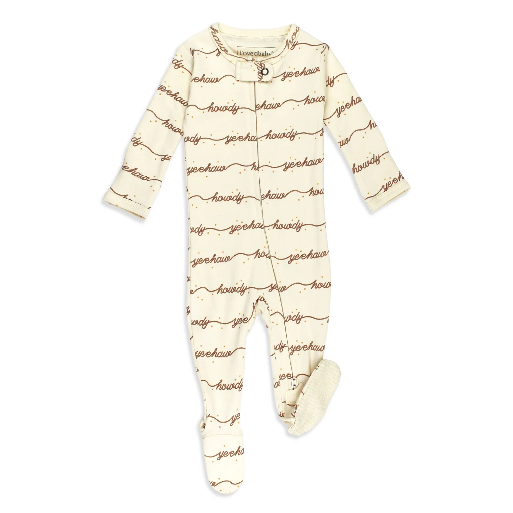 L'oved Baby Howdy | Organic Zipper Footie