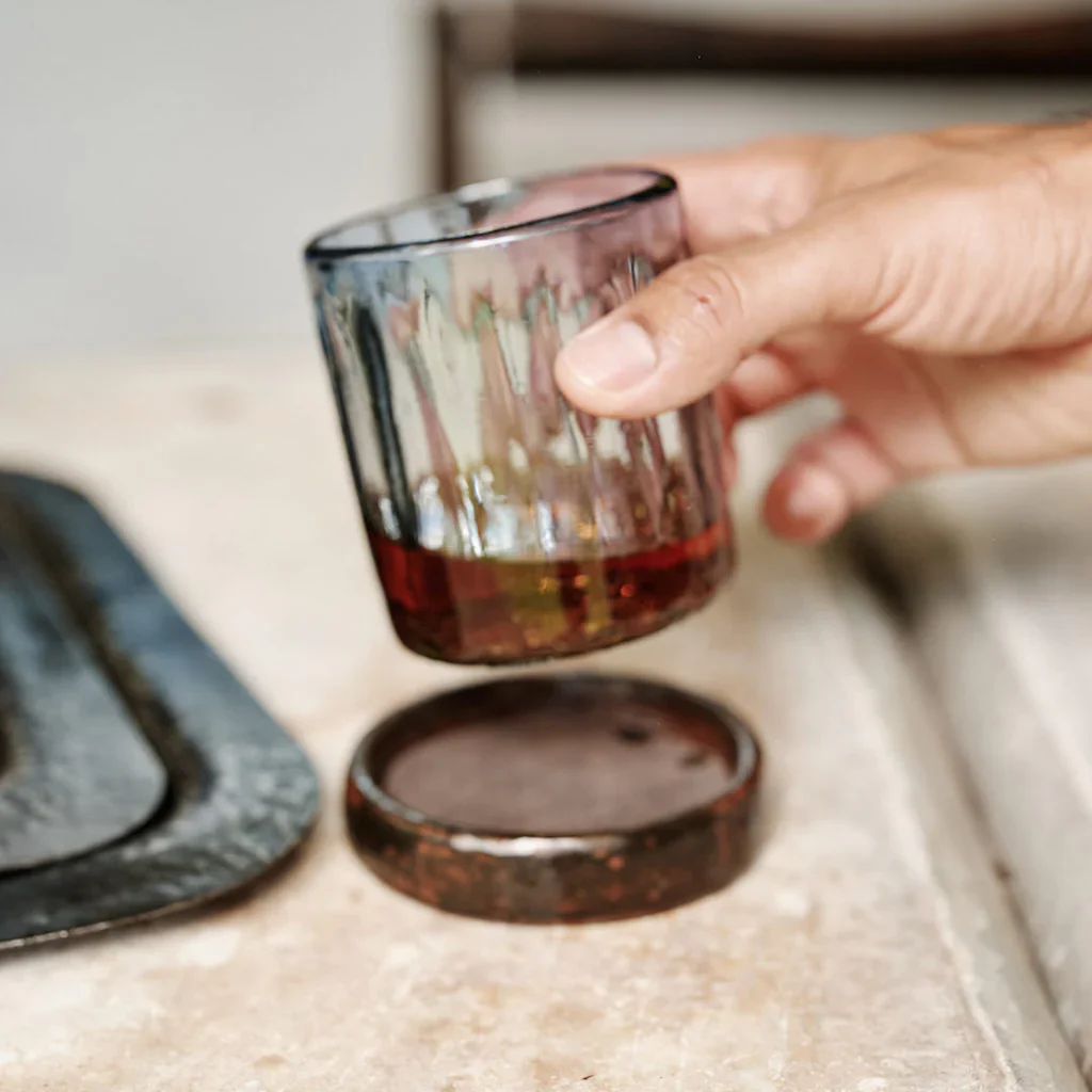 JAN BARBOGLIO AZURE VICENTE WITH COASTER GLASS - Image 4