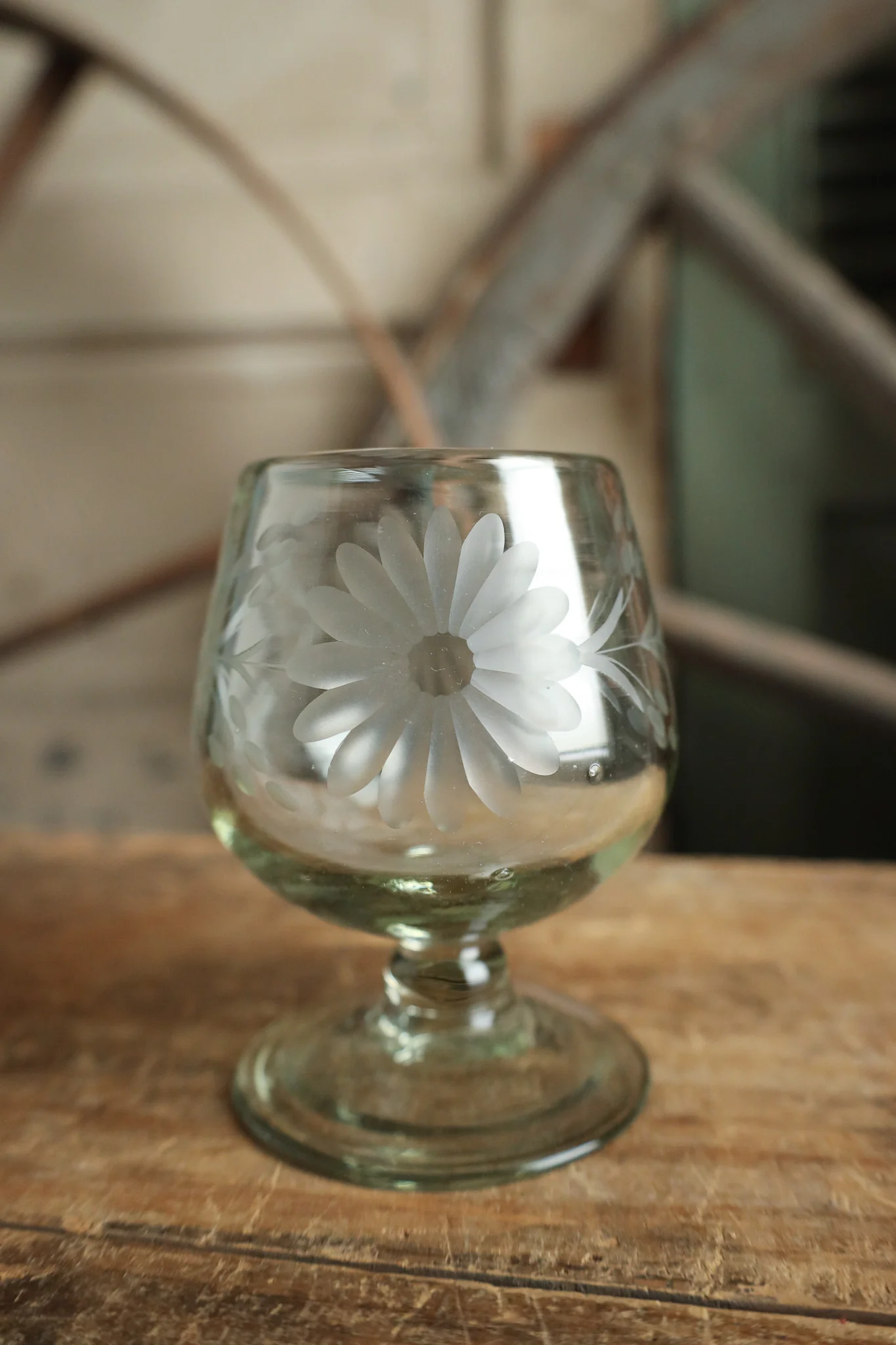Rose Ann Hall Condessa Snifter Glass- Clear