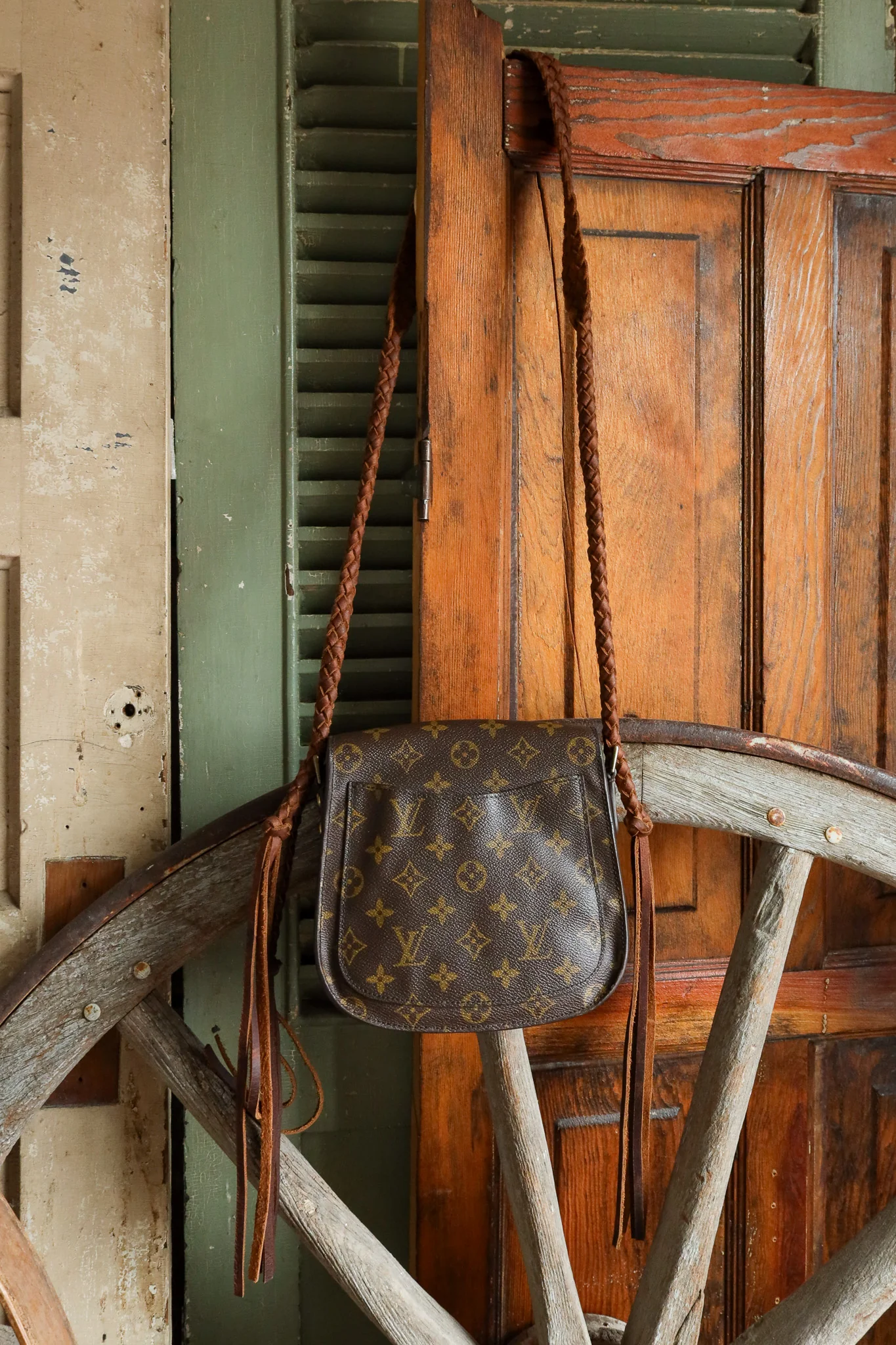 Leather and Vodka Saint Cloud MM 30 Carat Campitos Turquoise Handbag - Image 10