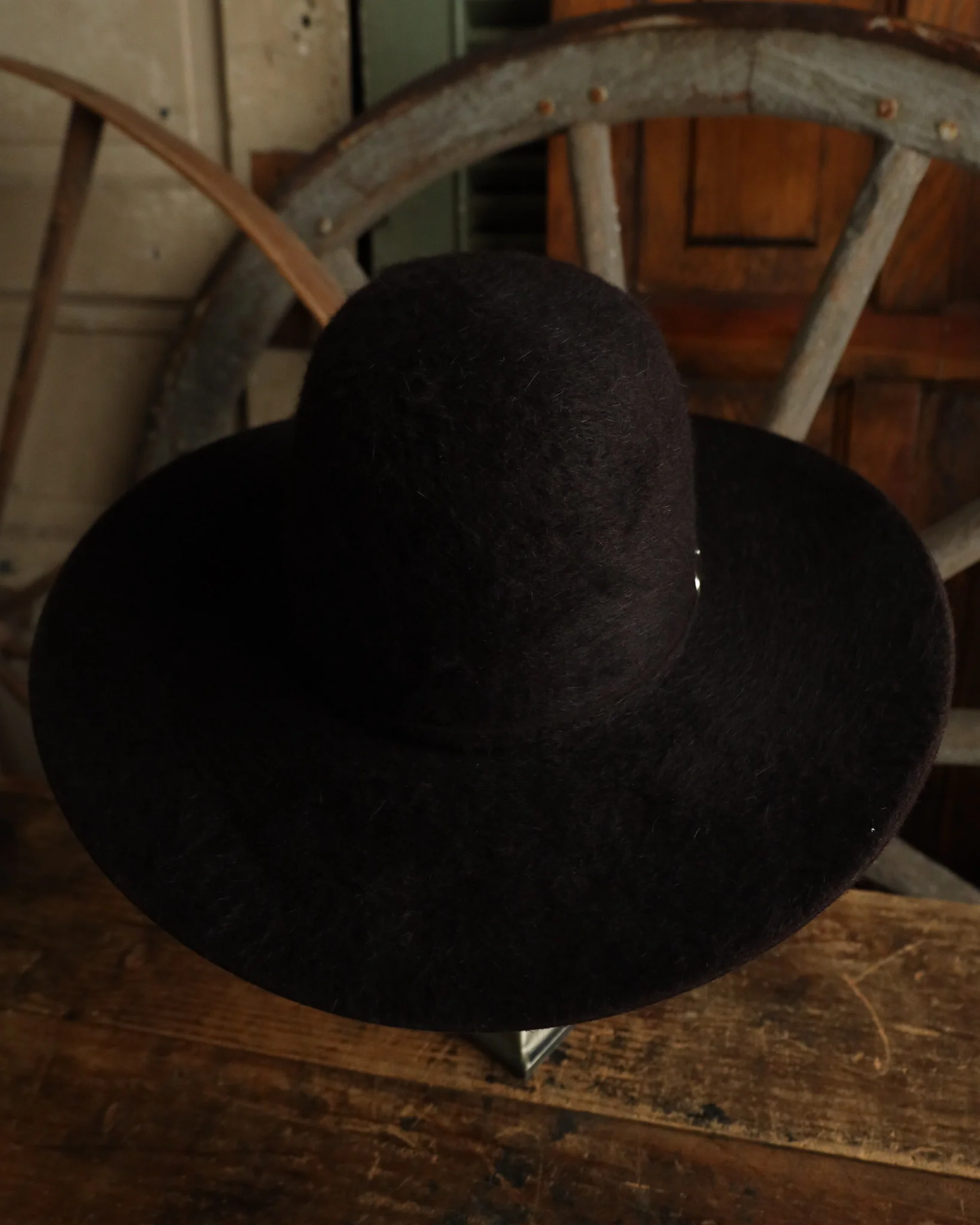 Rodeo King Grizzly Hat- Black Cherry - Image 2