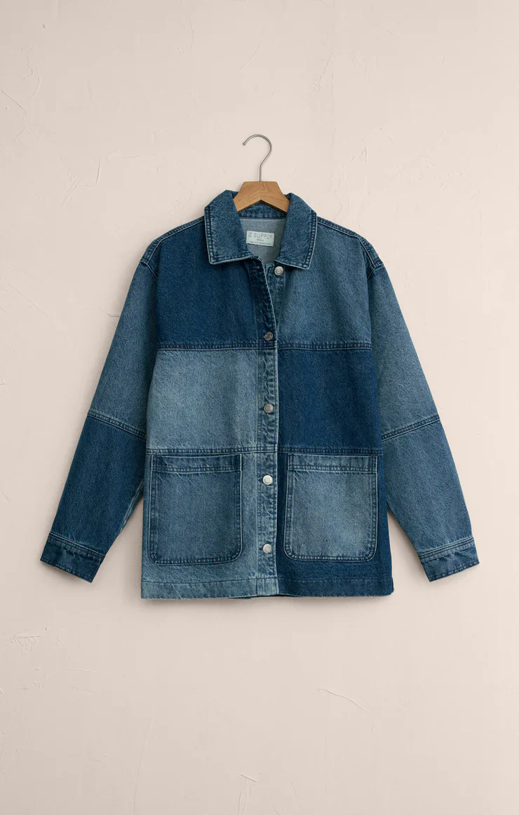 Z Supply On The Road Color Block Jacket - Image 6