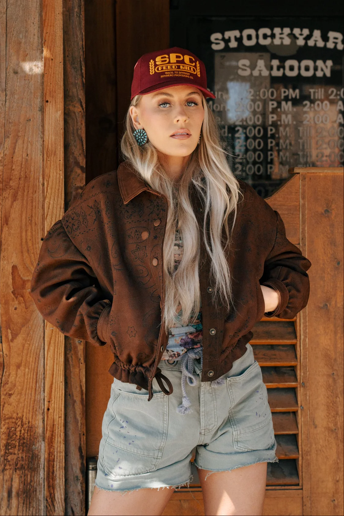 Western And Co. Paisley Does It Lamb Jacket