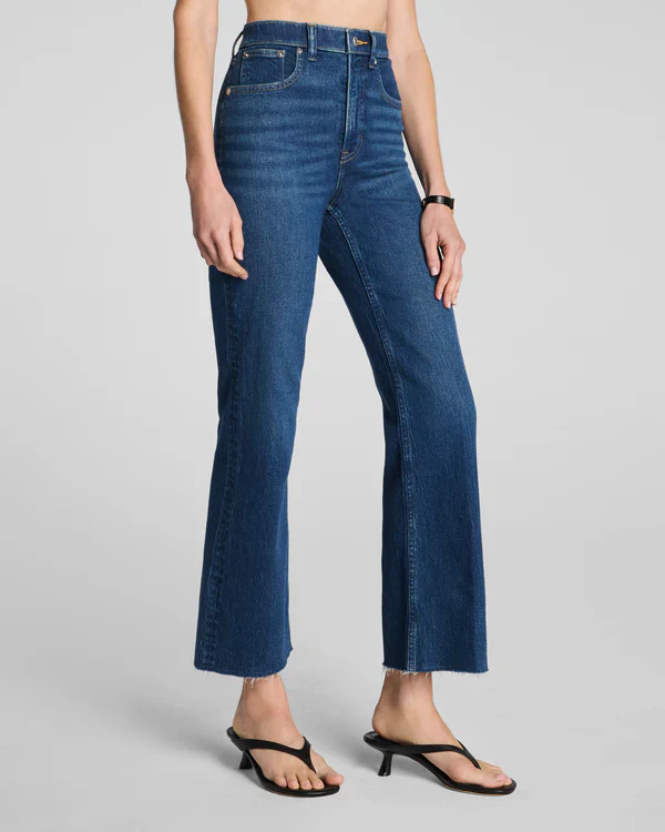 SPANXshape™ Authentic 360 Raw Hem Kick Flare Jeans - Image 2