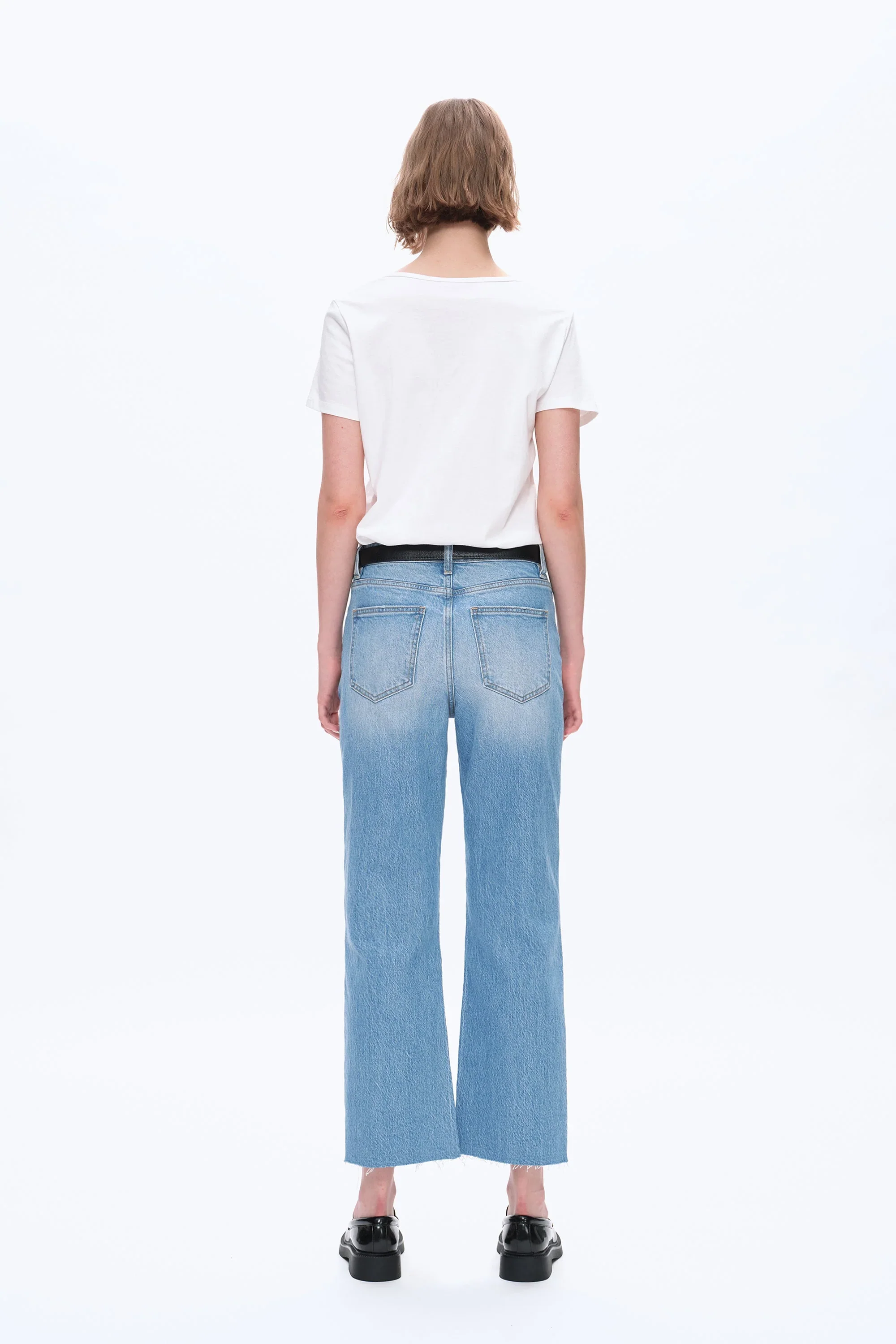 Bayeas High Rise Straight Leg Jeans - Image 4