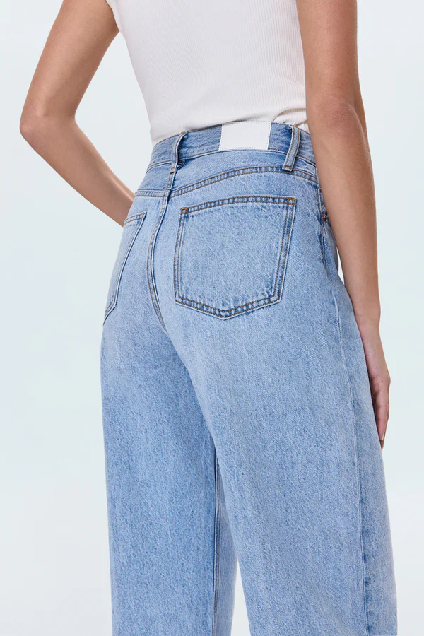 Pistola Wes High Rise Barrel Jean - Gaze - Image 4