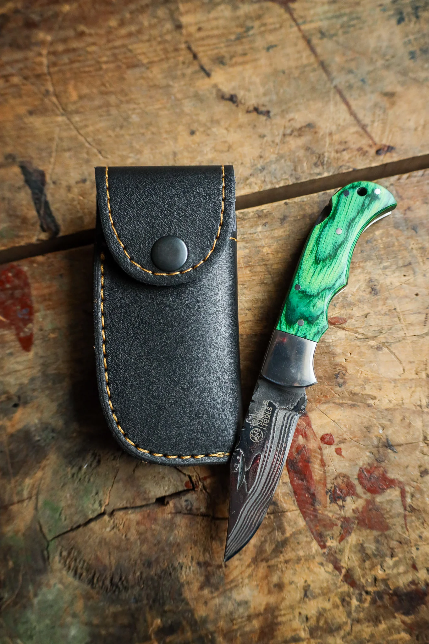 Rill Simple Tools Irish Whiskey Stainless With Sheath Knife - Image 3