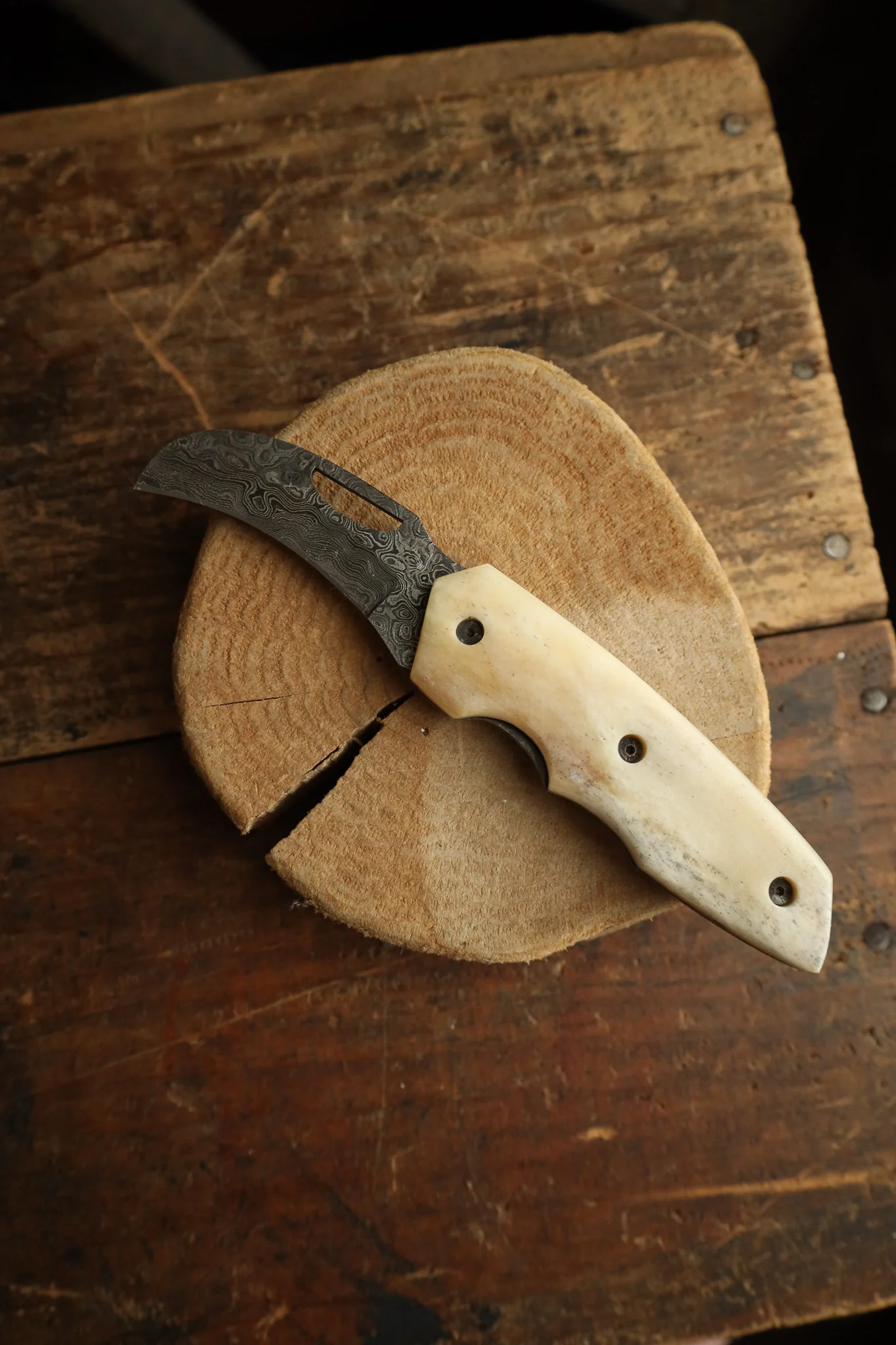Knives & Wives Malachi Folder With Bone Knife - Image 5