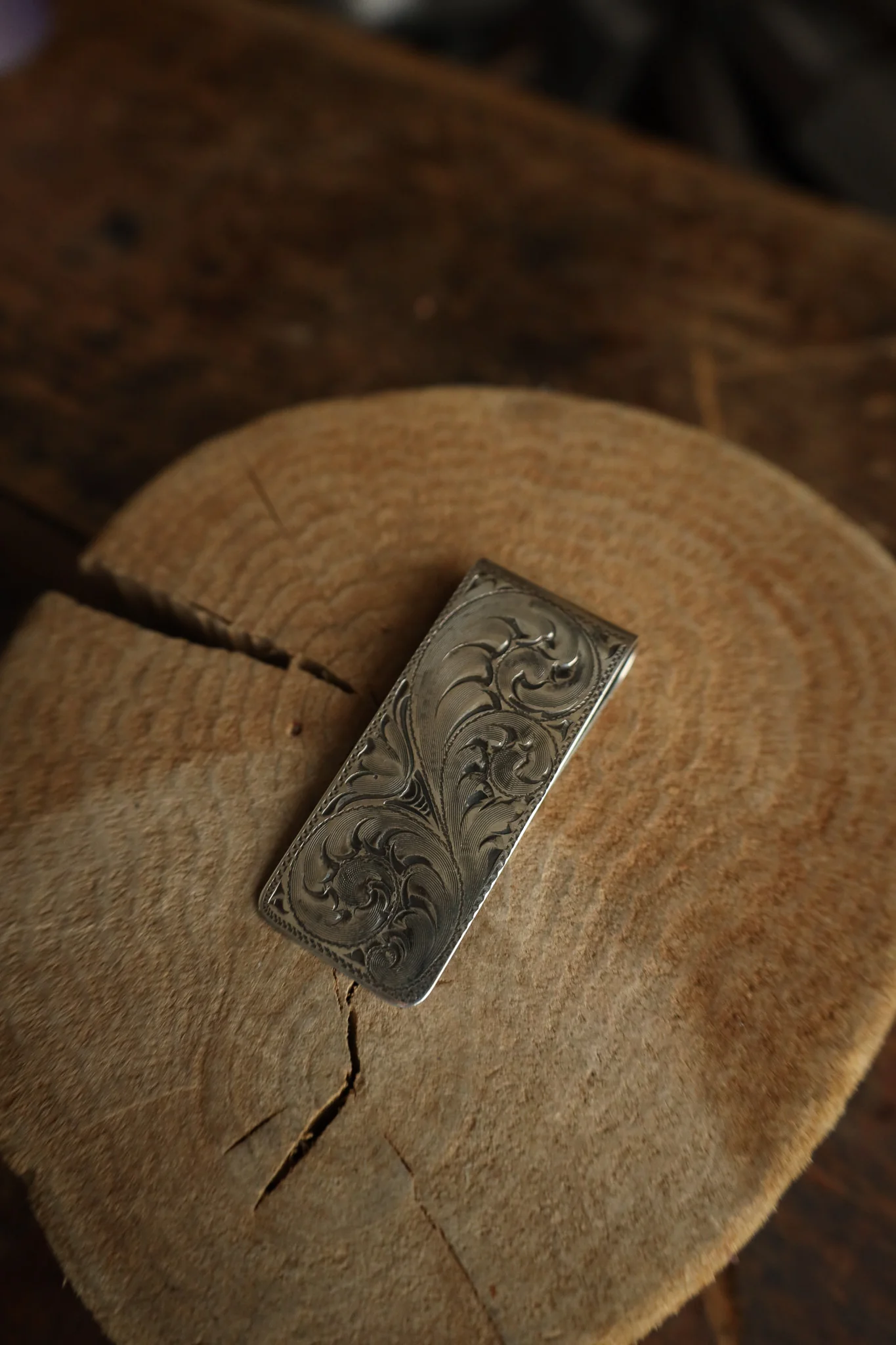 Comstock Heritage Classic Scroll Money Clip - Image 3