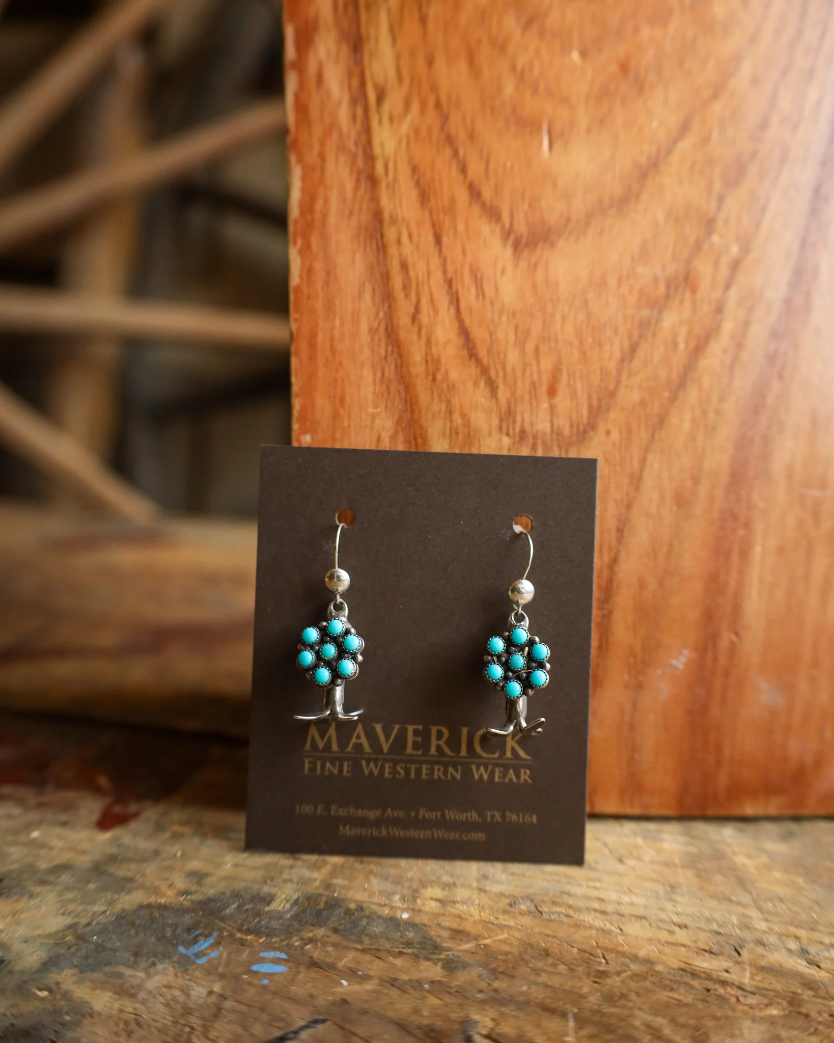 Peyote Bird Turquoise Dots Flowers Naja Squash Blossom Necklace And Earring Set - Image 7