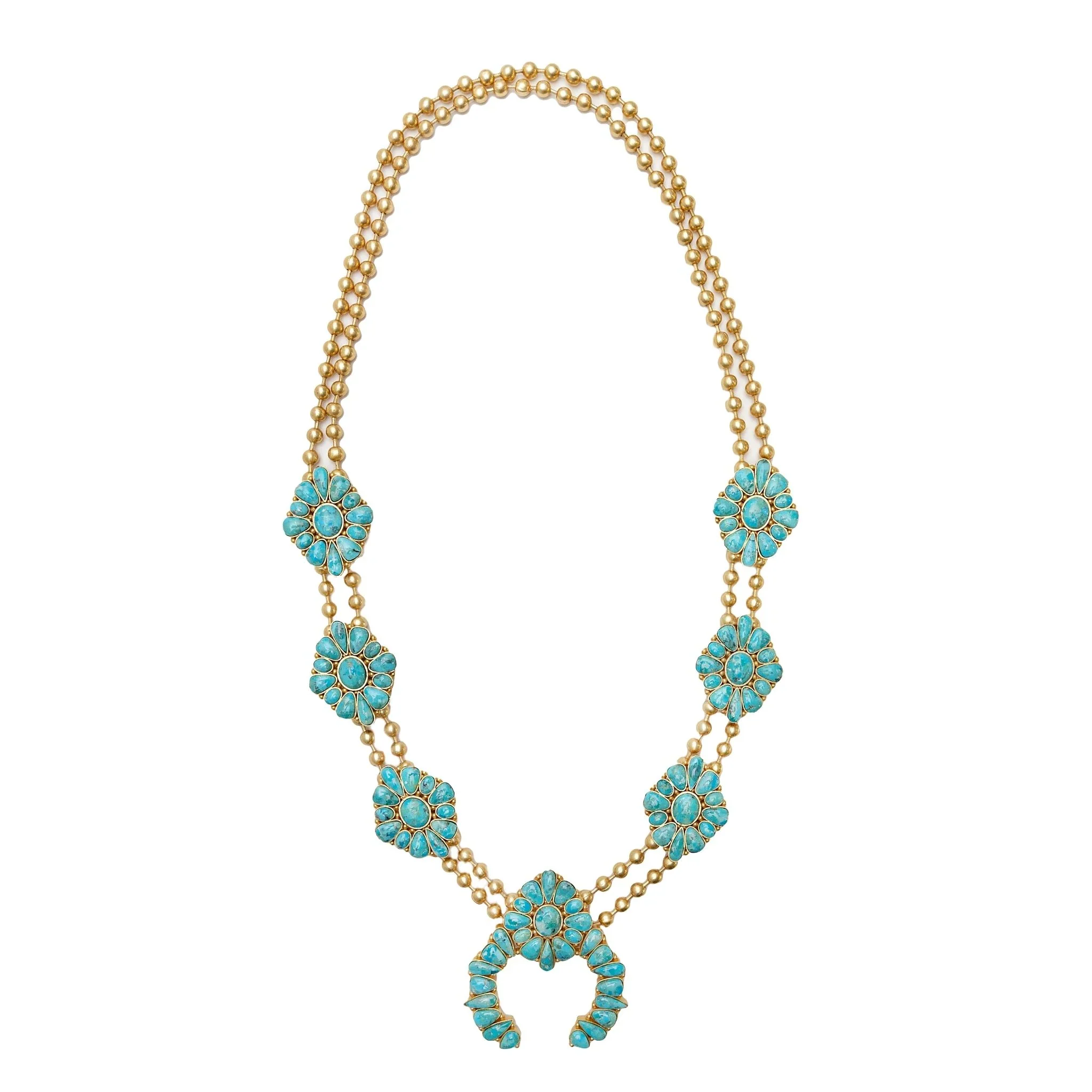 Christina Greene Prairie Squash Blossom Necklace