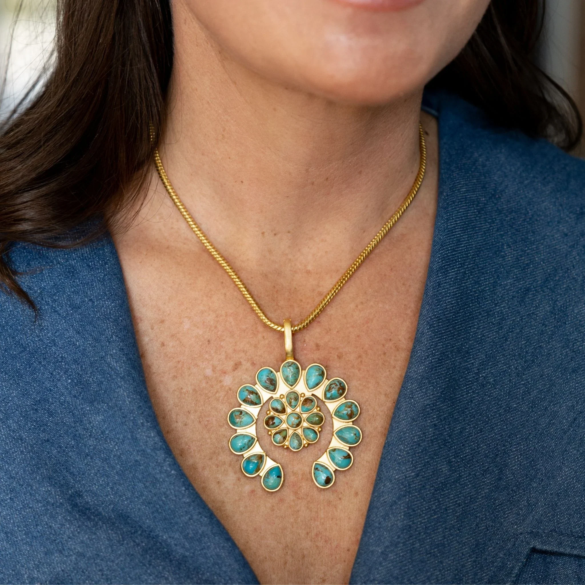 Christina Greene Wild Coil Gold Chain Necklace - Image 2