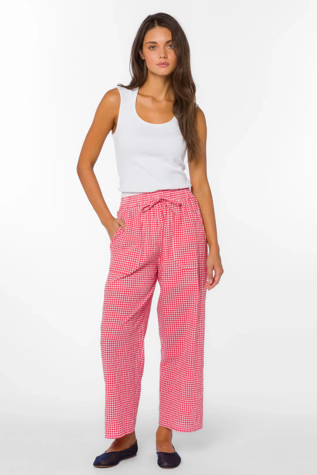 Velvet Heart Allie Cherry Gingham Pants