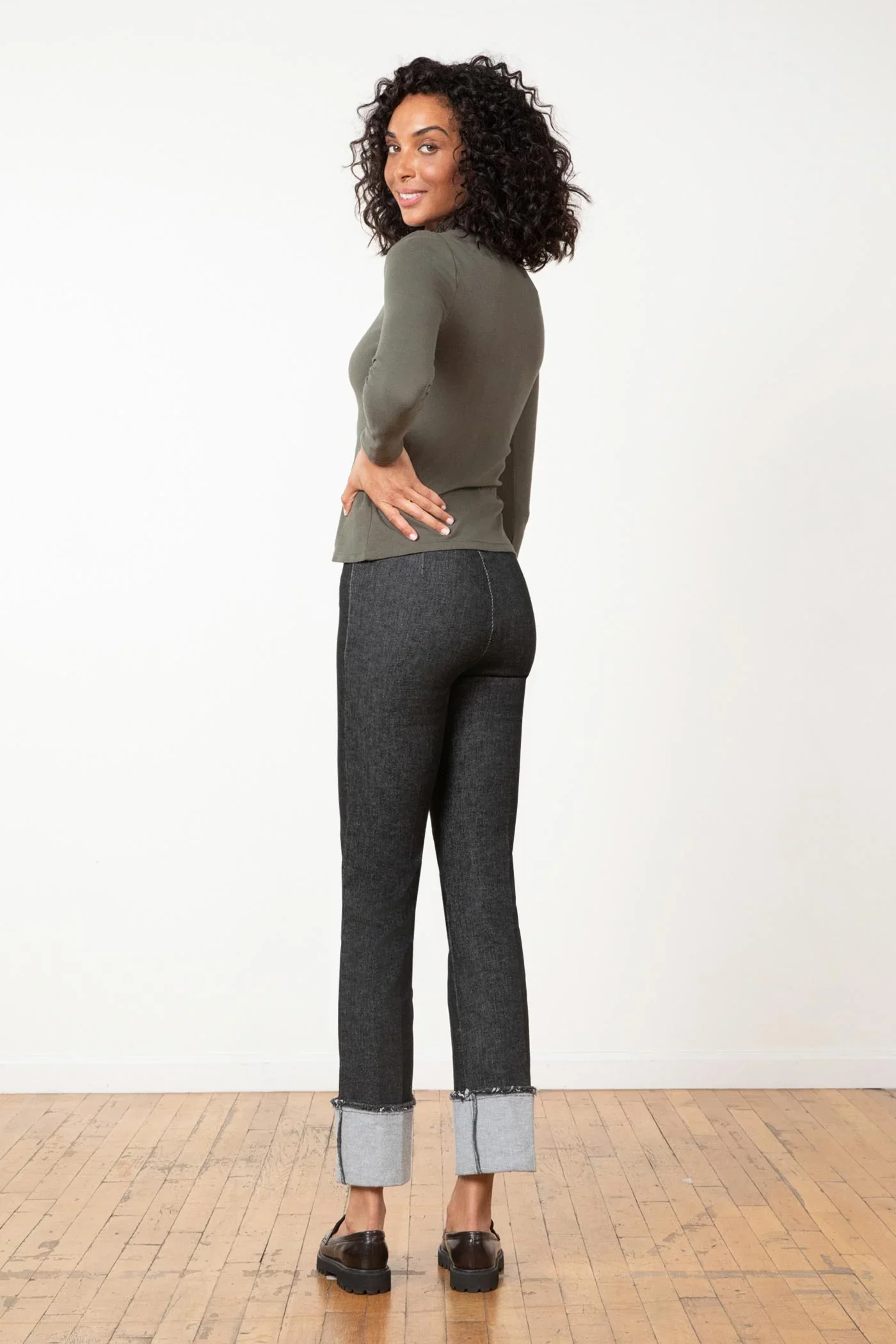 AVENUE MONTAIGNE BONNIE Black Denim - Image 3