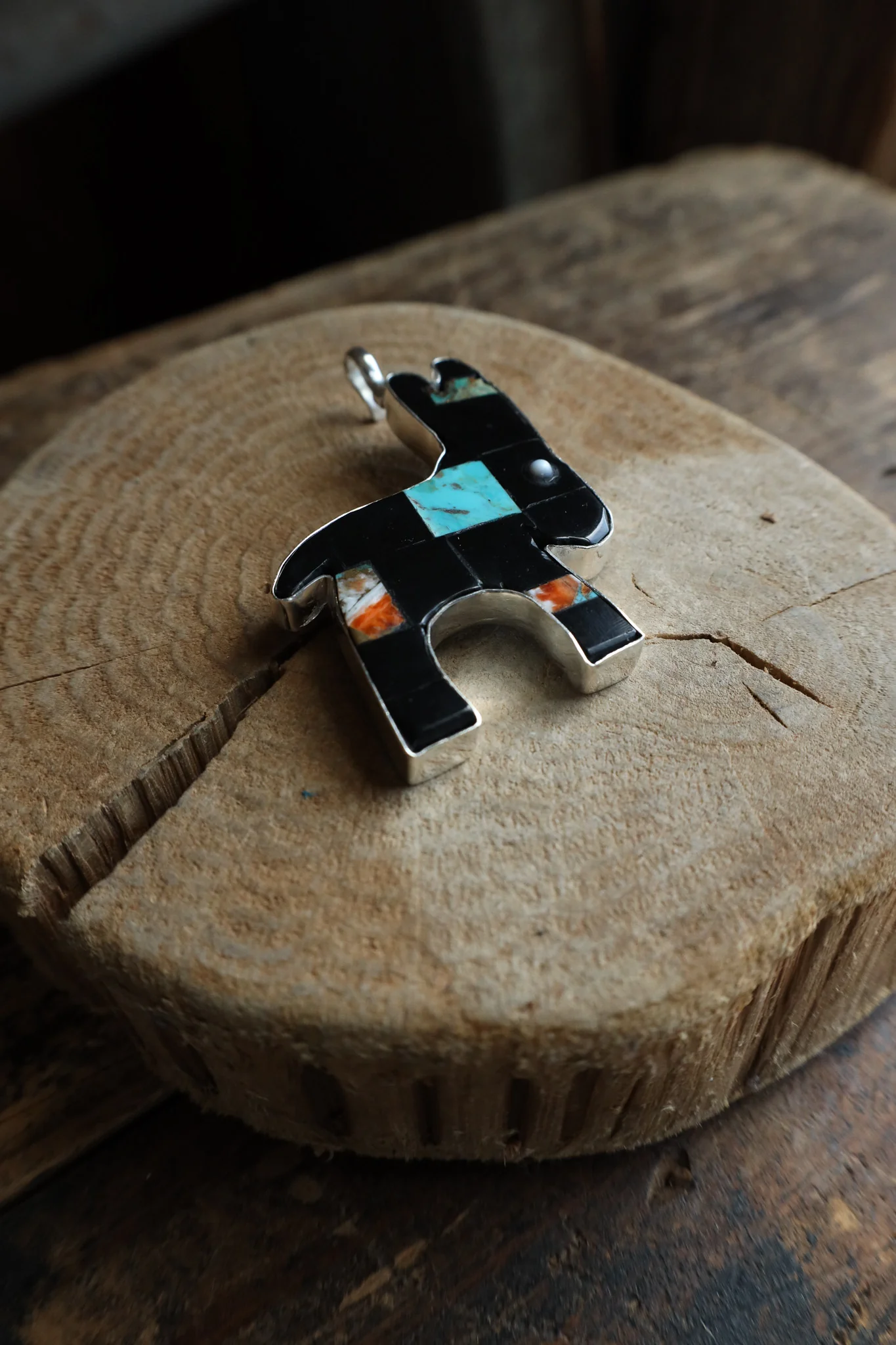 Coreen Cordova Black Block Donkey Pendant - Image 7