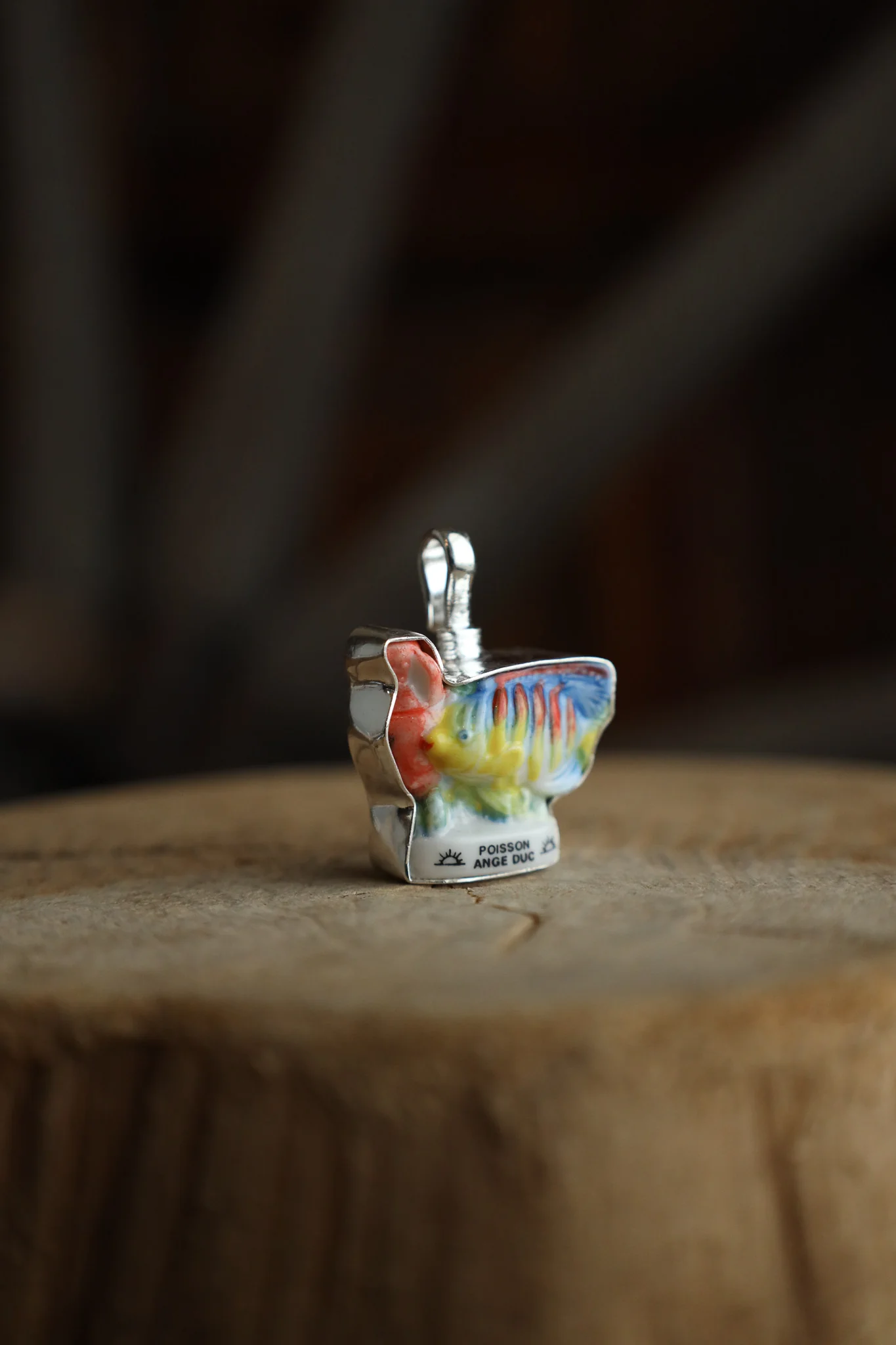 Coreen Cordova Striped Fish Bezeled Pendant - Image 4