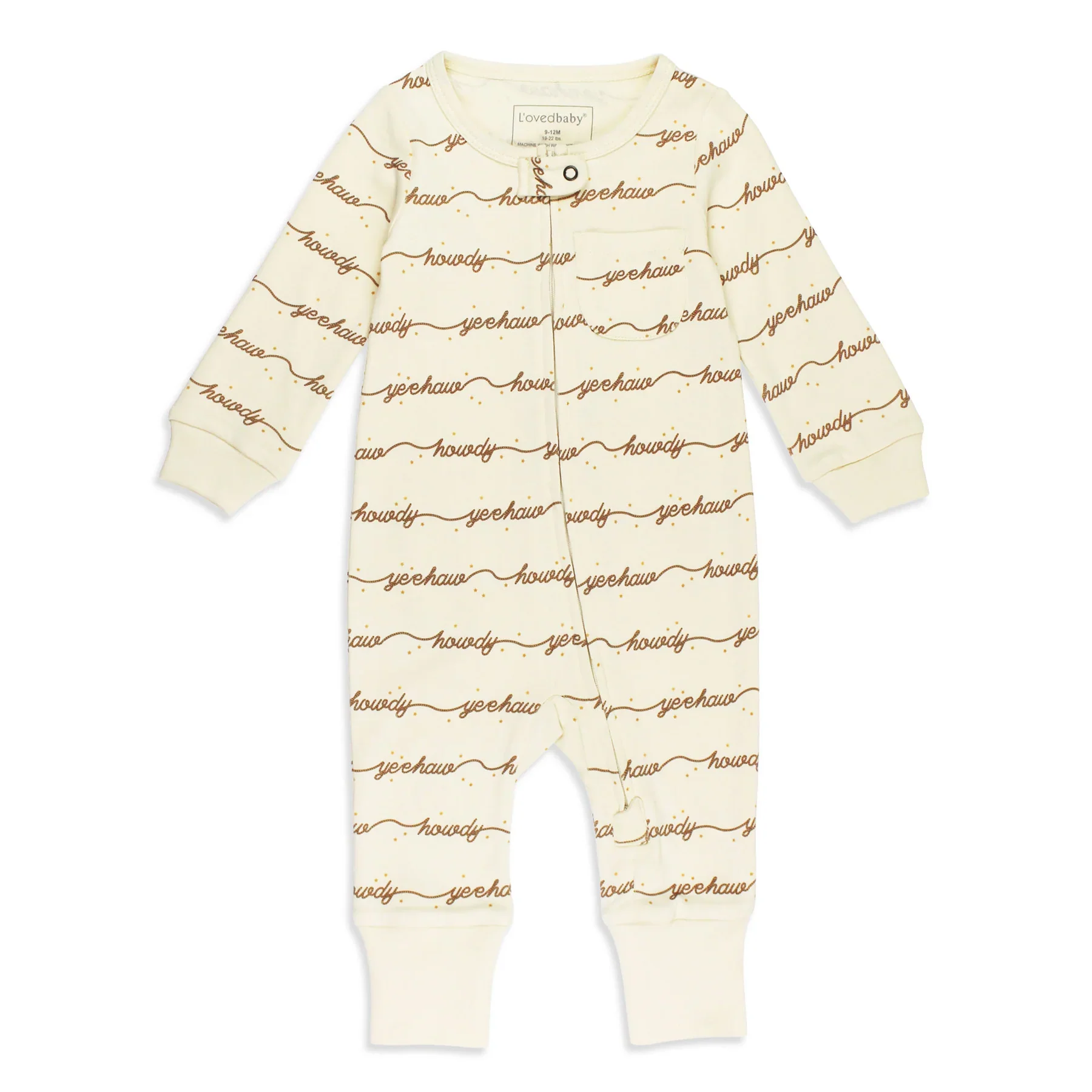 L'oved Baby Howdy | Organic Zipper Romper