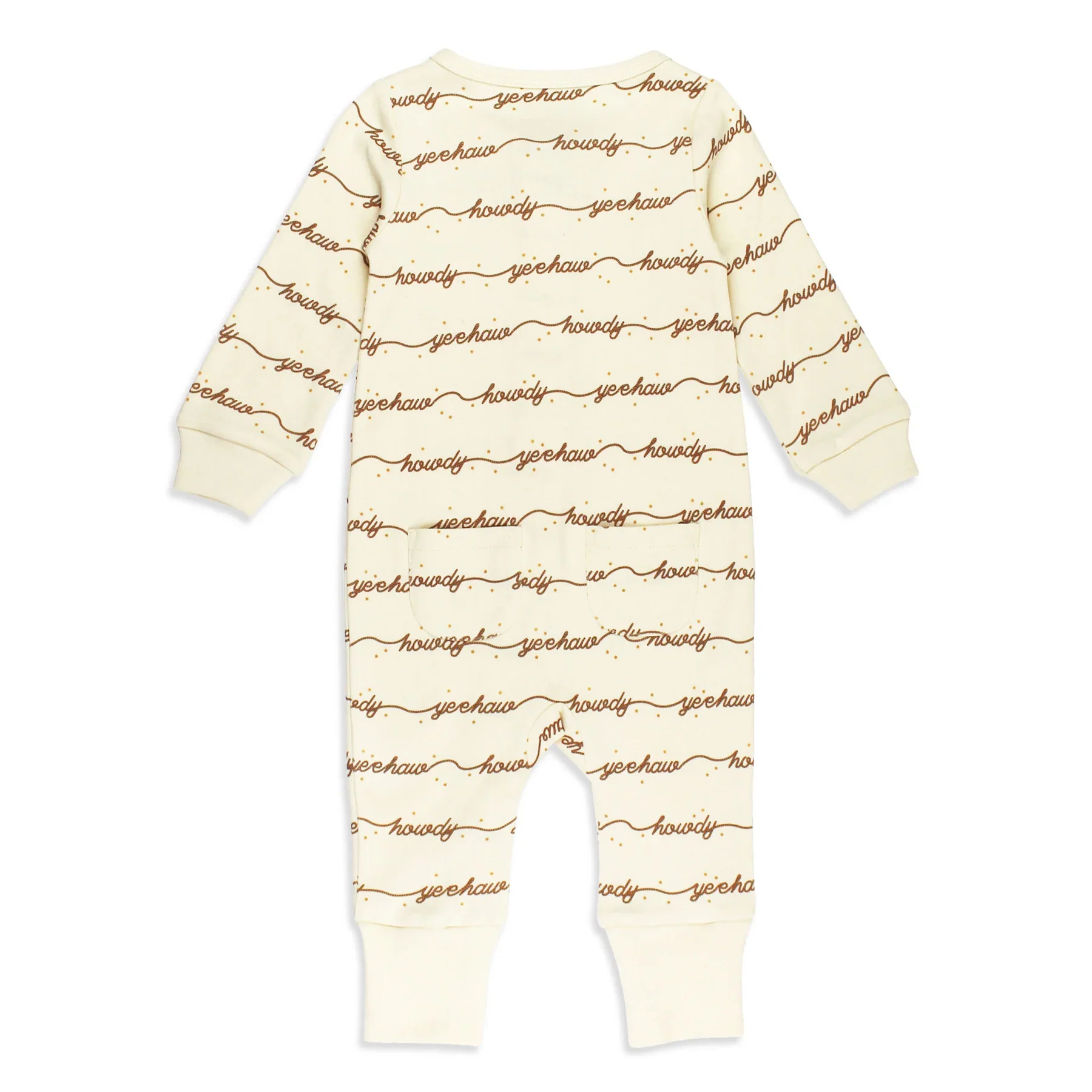 L'oved Baby Howdy | Organic Zipper Romper - Image 2