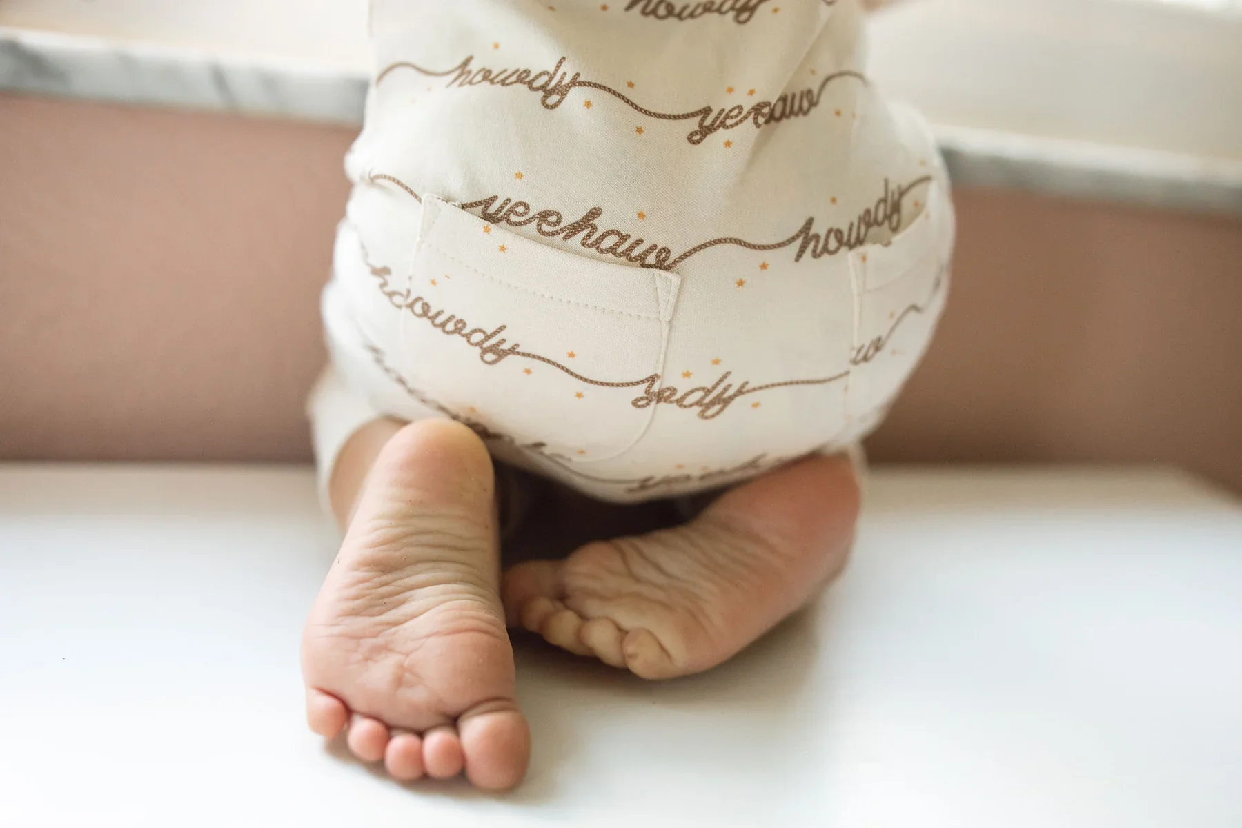 L'oved Baby Howdy | Organic Zipper Romper - Image 3