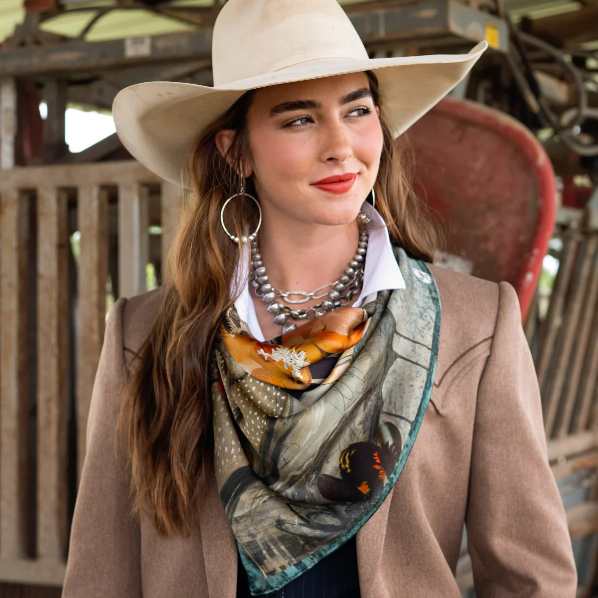 Blue Melodies Shorty Scarf - Image 7