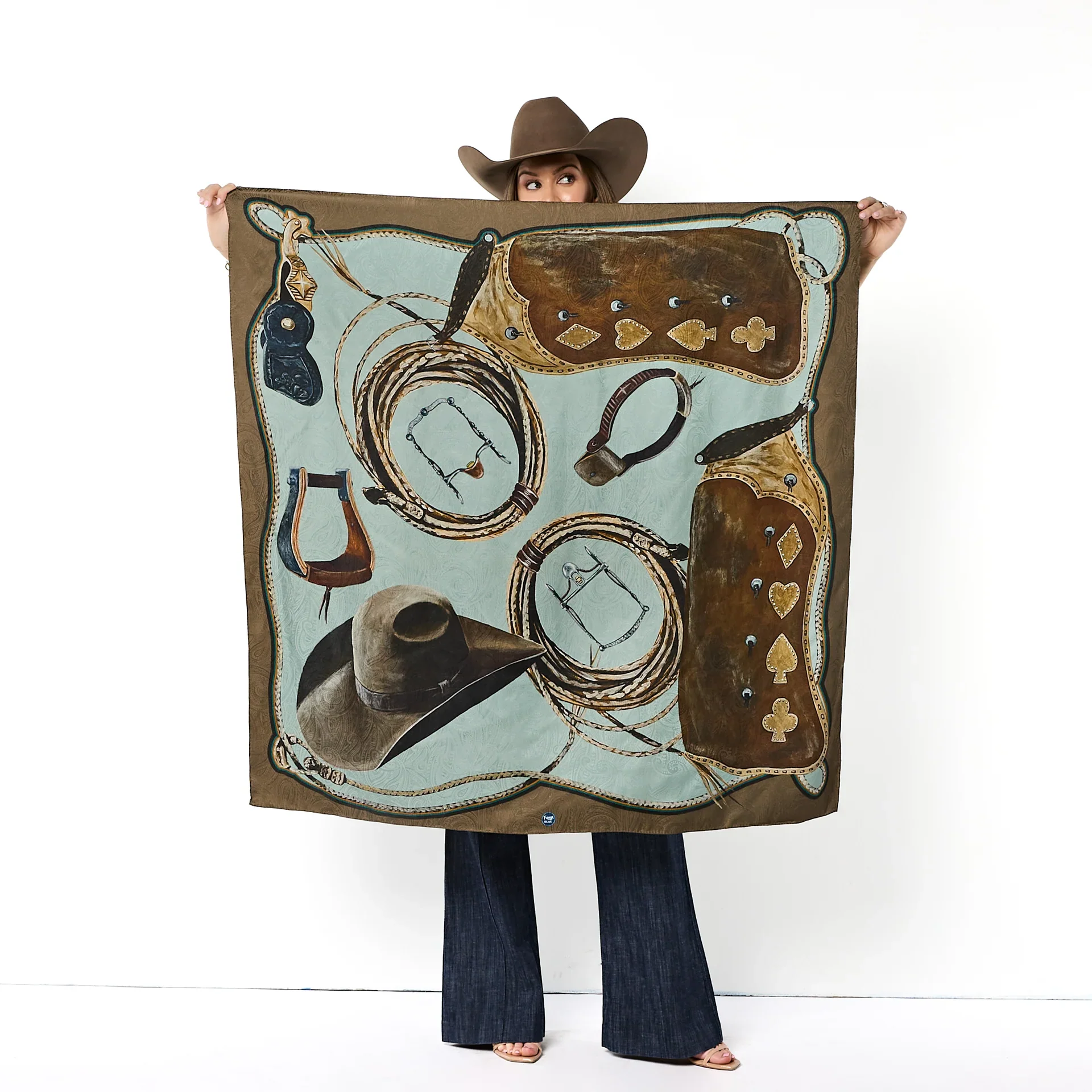 Fringe Blue Label Gettin' Western - Taupe - Image 8