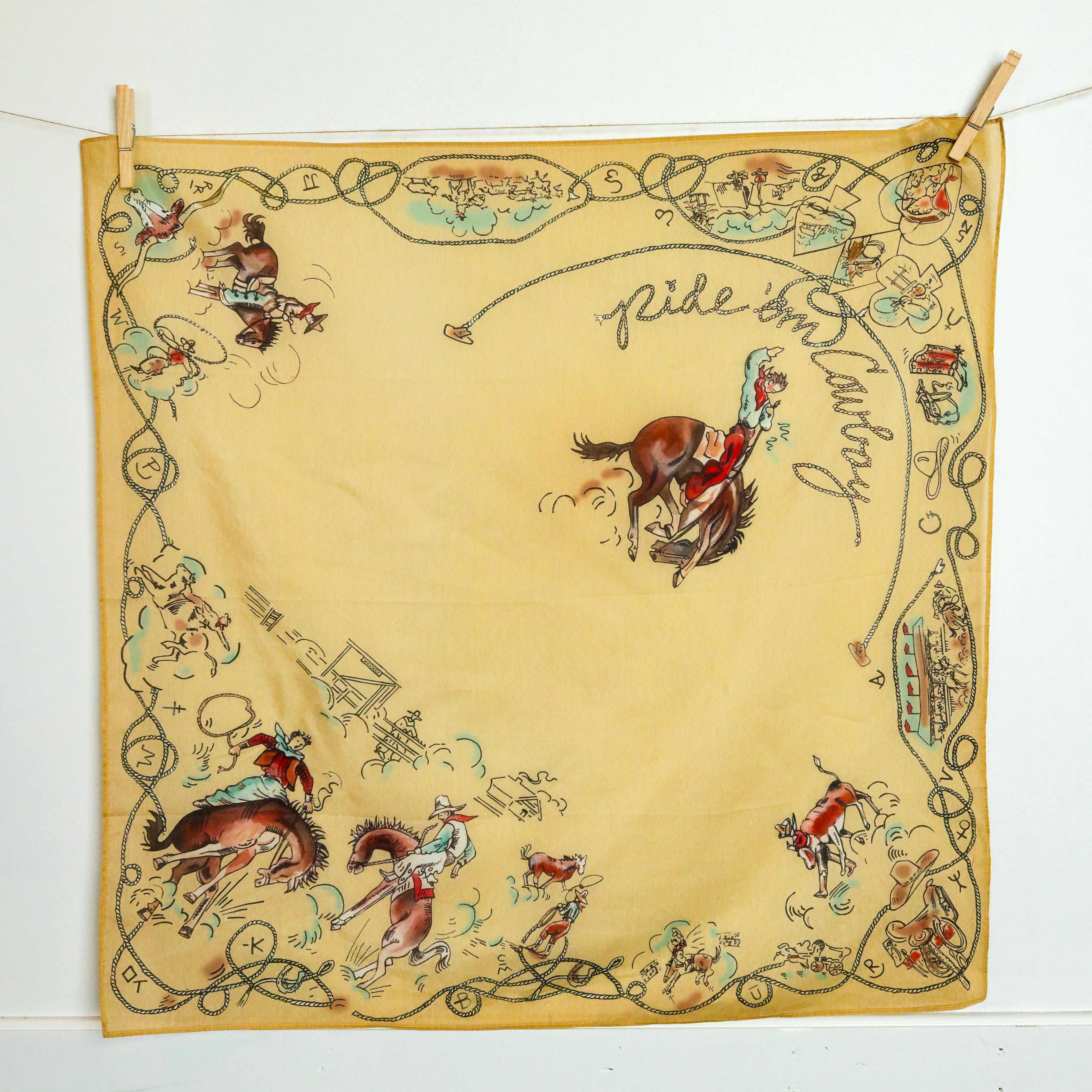 Xoxoart Ride 'Em Cowboy Shorty Scarf