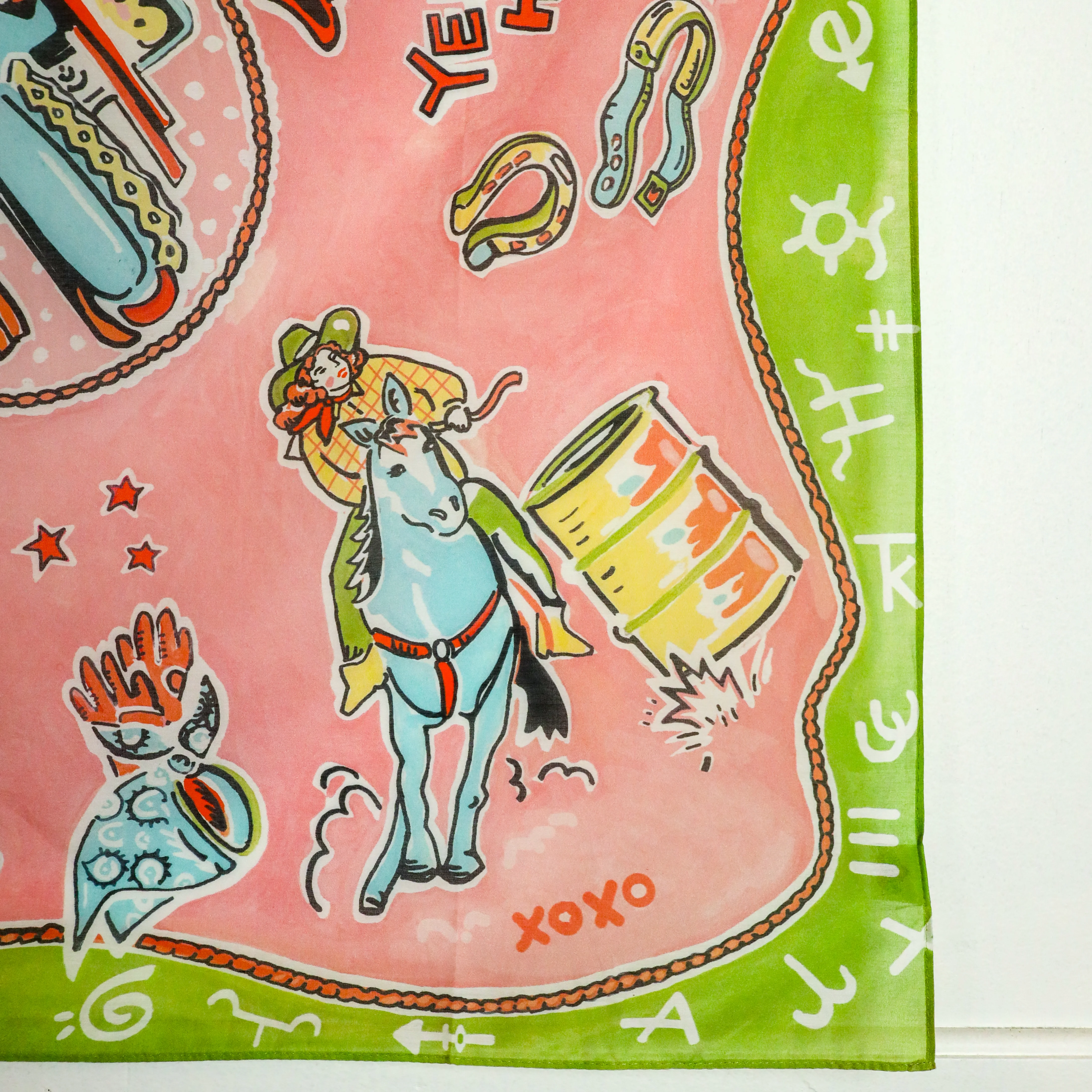 Xoxoart Saddle Up Cowgirl Shorty Scarf - Image 5