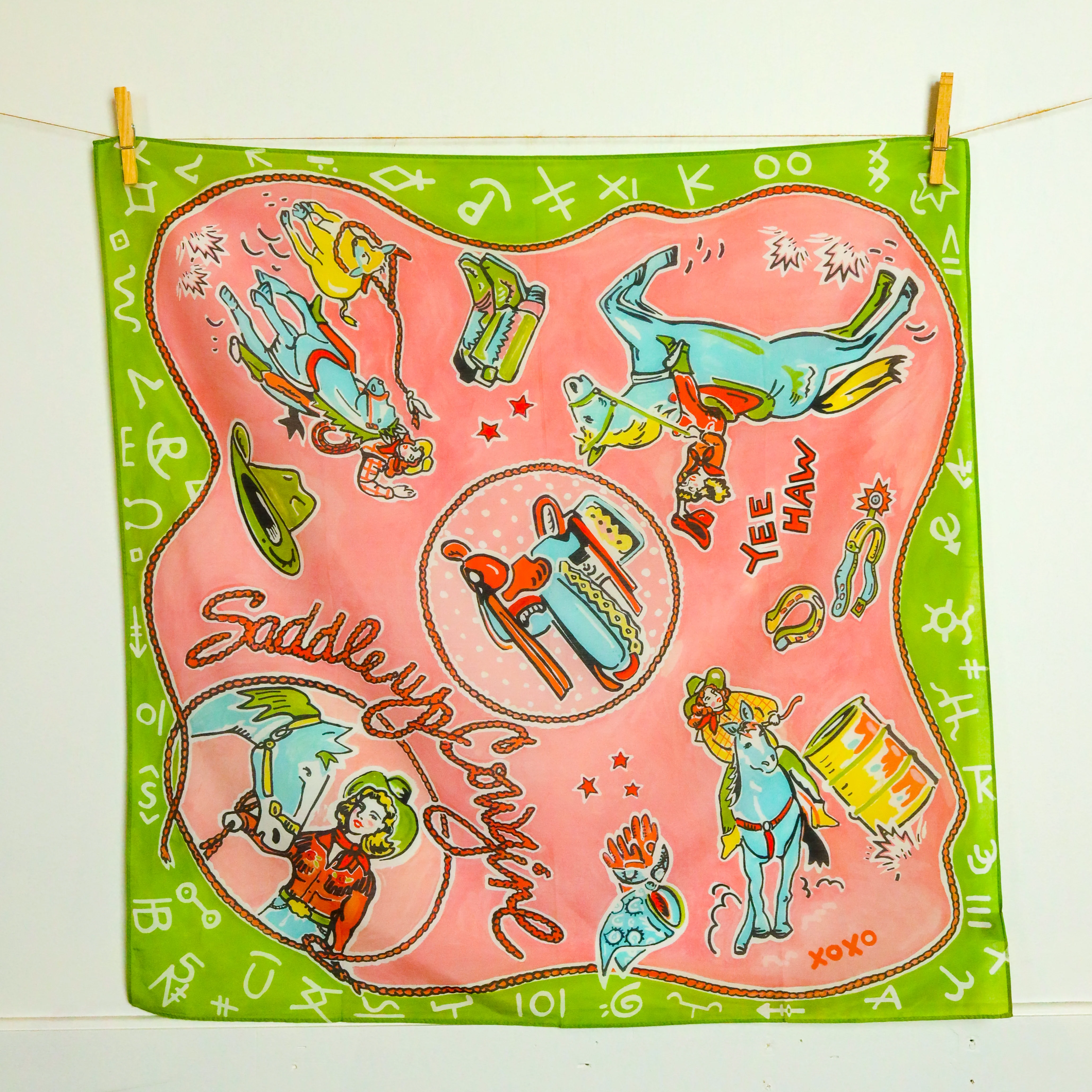 Xoxoart Saddle Up Cowgirl Shorty Scarf - Image 8