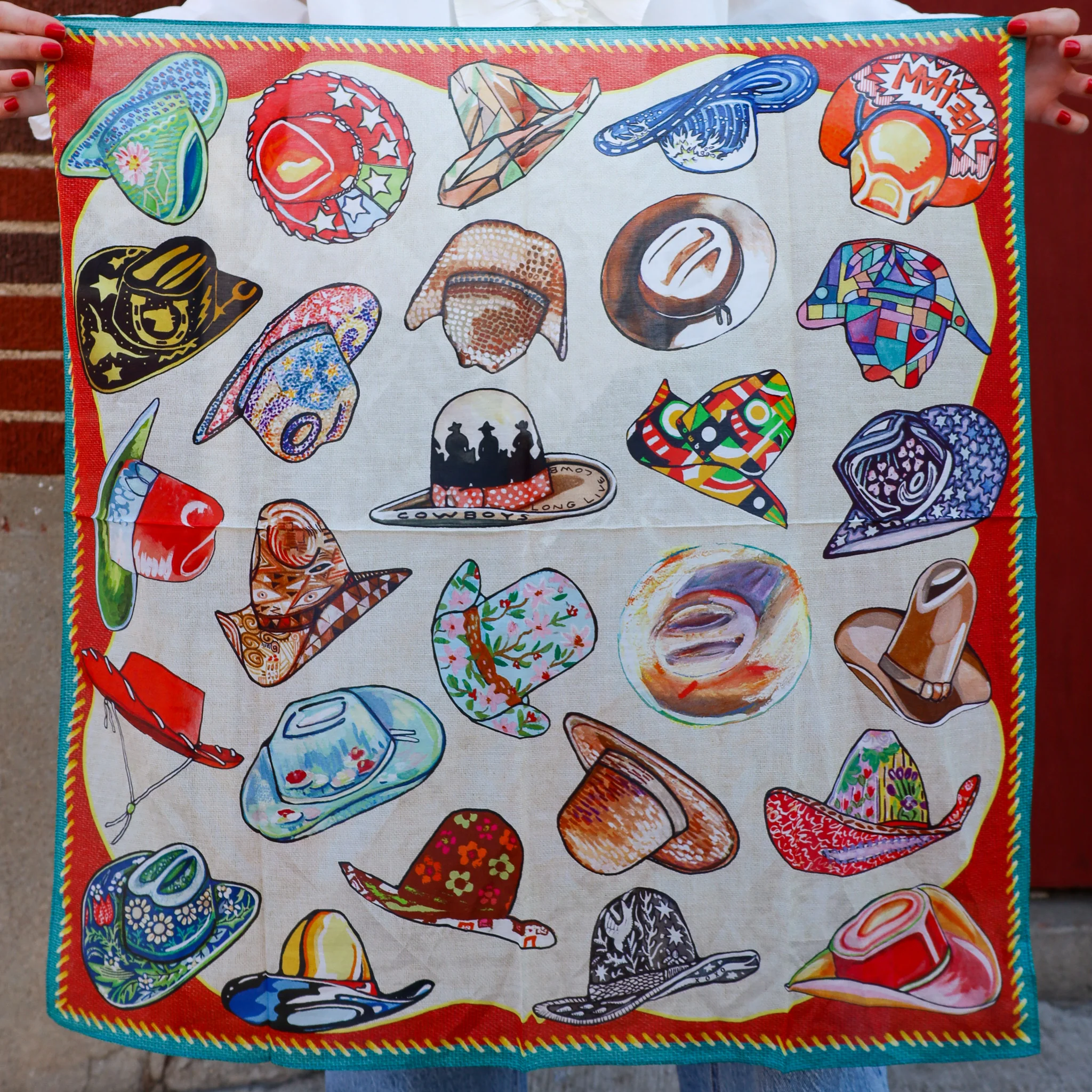 XOXOART TEN GALLON HAT SHORTY 26" SCARF