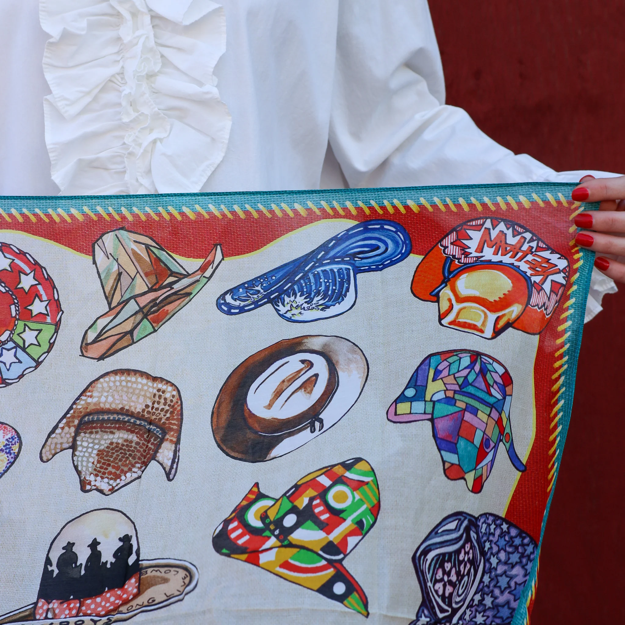 XOXOART TEN GALLON HAT SHORTY 26" SCARF - Image 4
