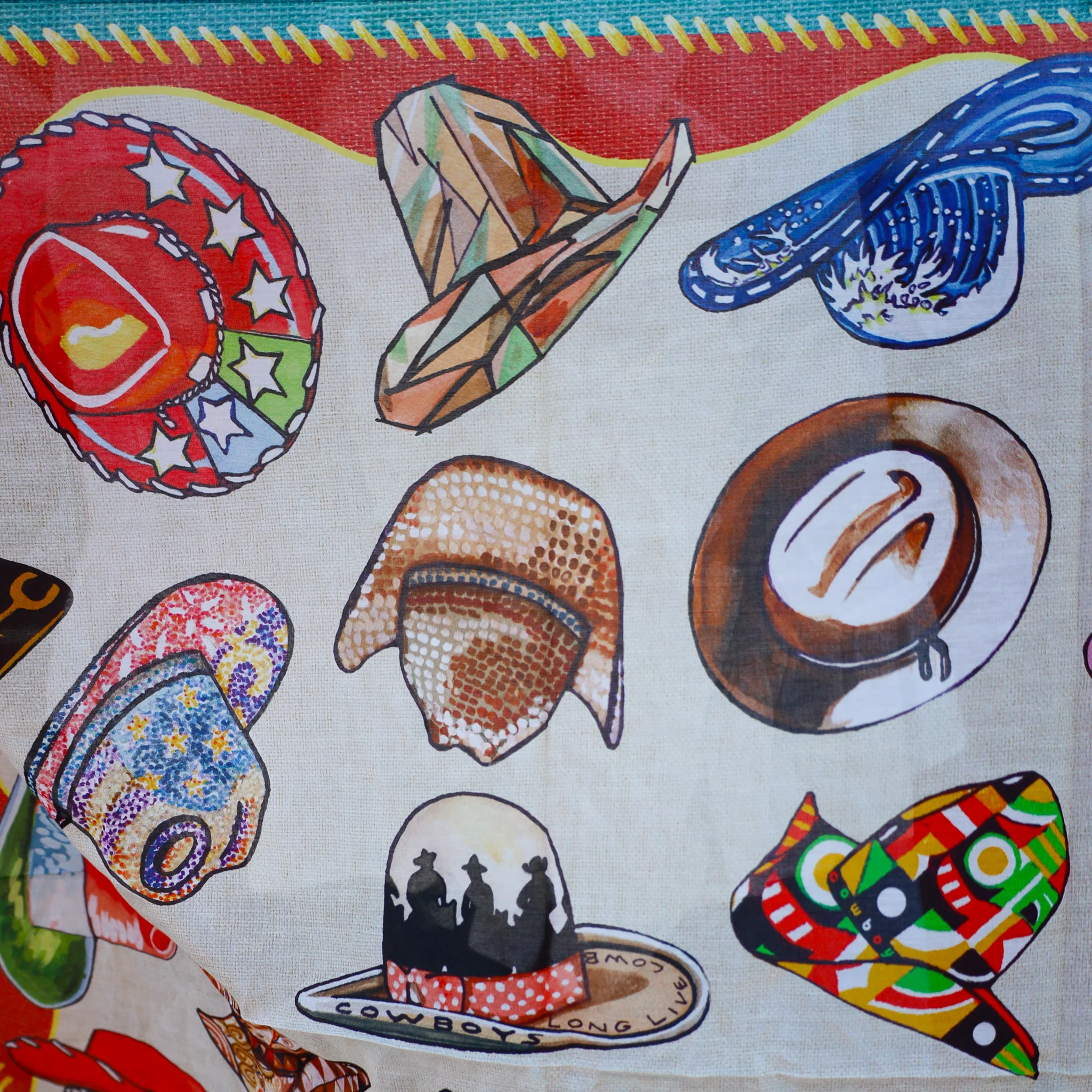 XOXOART TEN GALLON HAT SHORTY 26" SCARF - Image 5