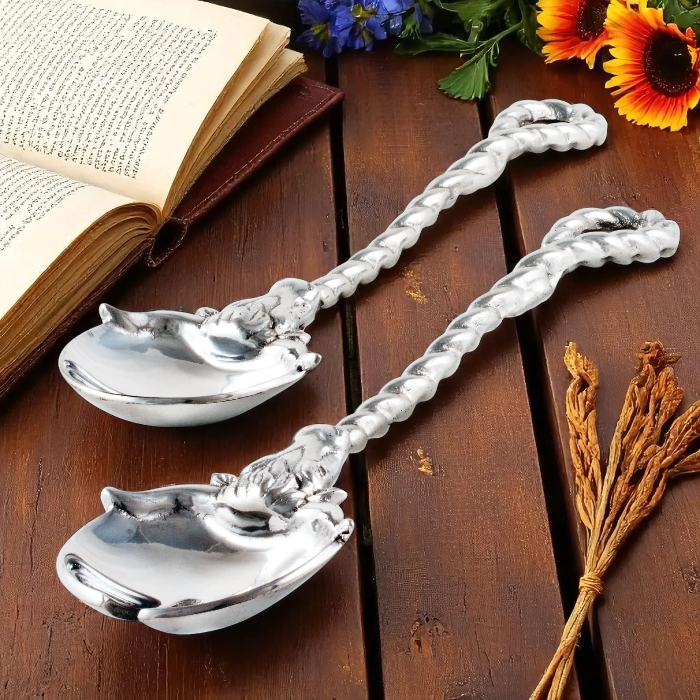 Arthur Court Longhorn Serving Set - Image 4