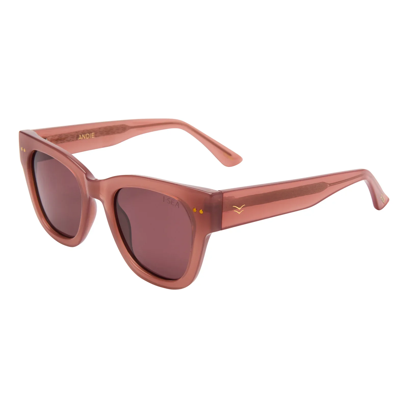 I-SEA ANDIE DUSTY ROSE/PLUM SUNGLASSES - Image 2