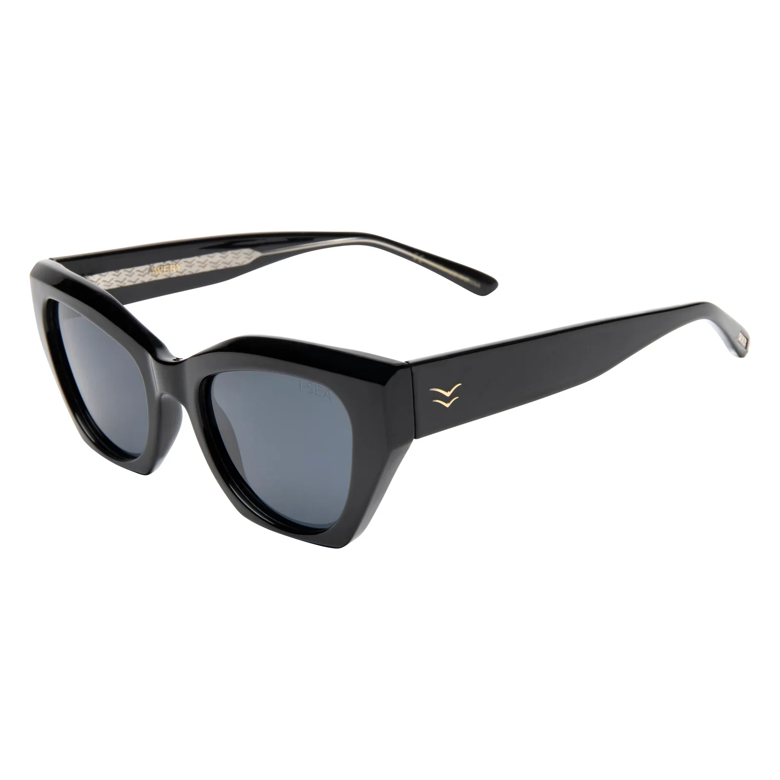 I-SEA AVERY BLACK/SMOKE SUNGLASSES - Image 2