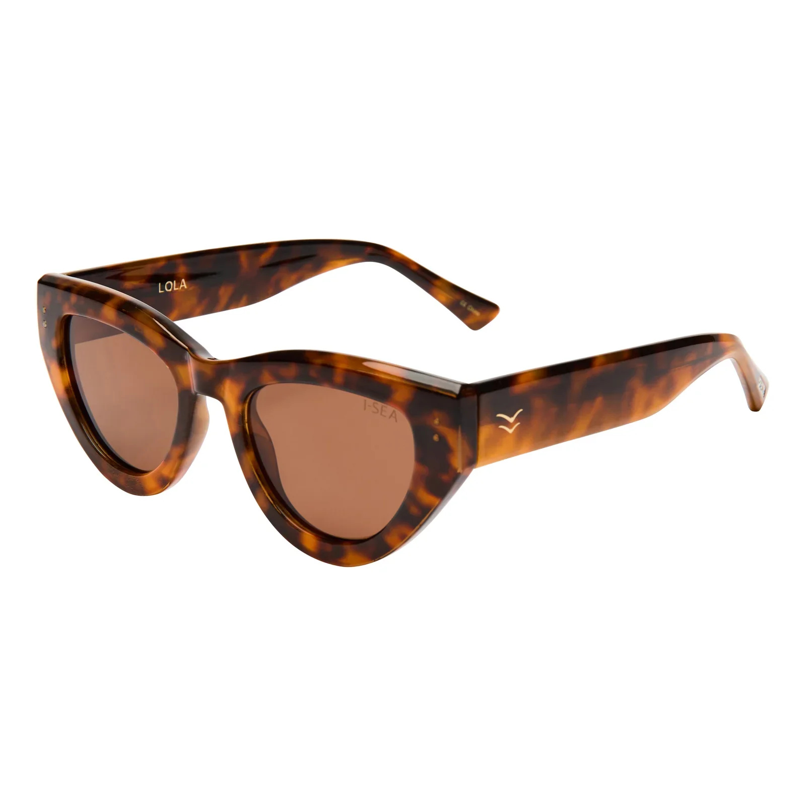 I-SEA LOLA TORT/BROWN SUNGLASSES - Image 2